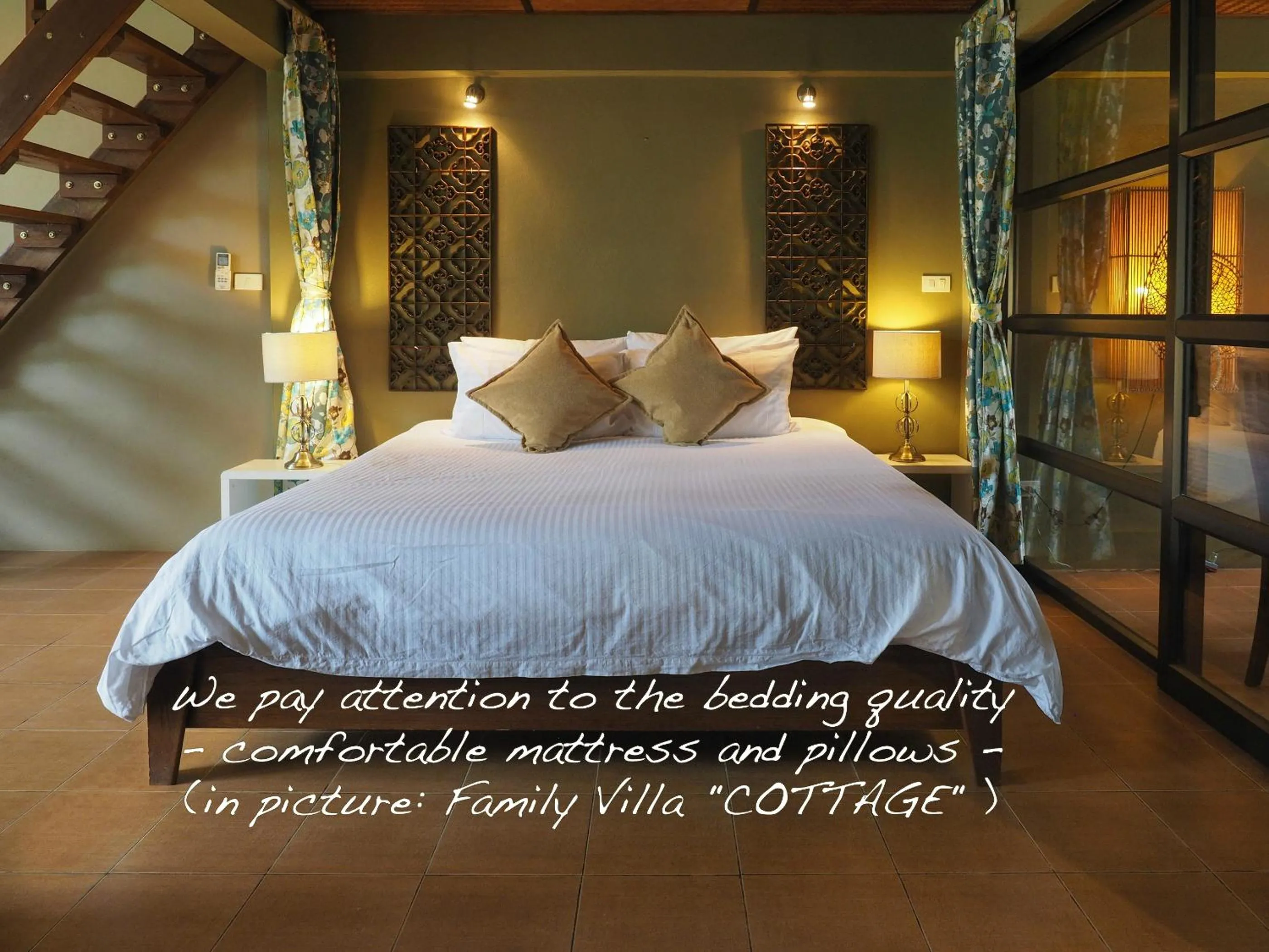 Bedroom, Bed in Escape-Cabins