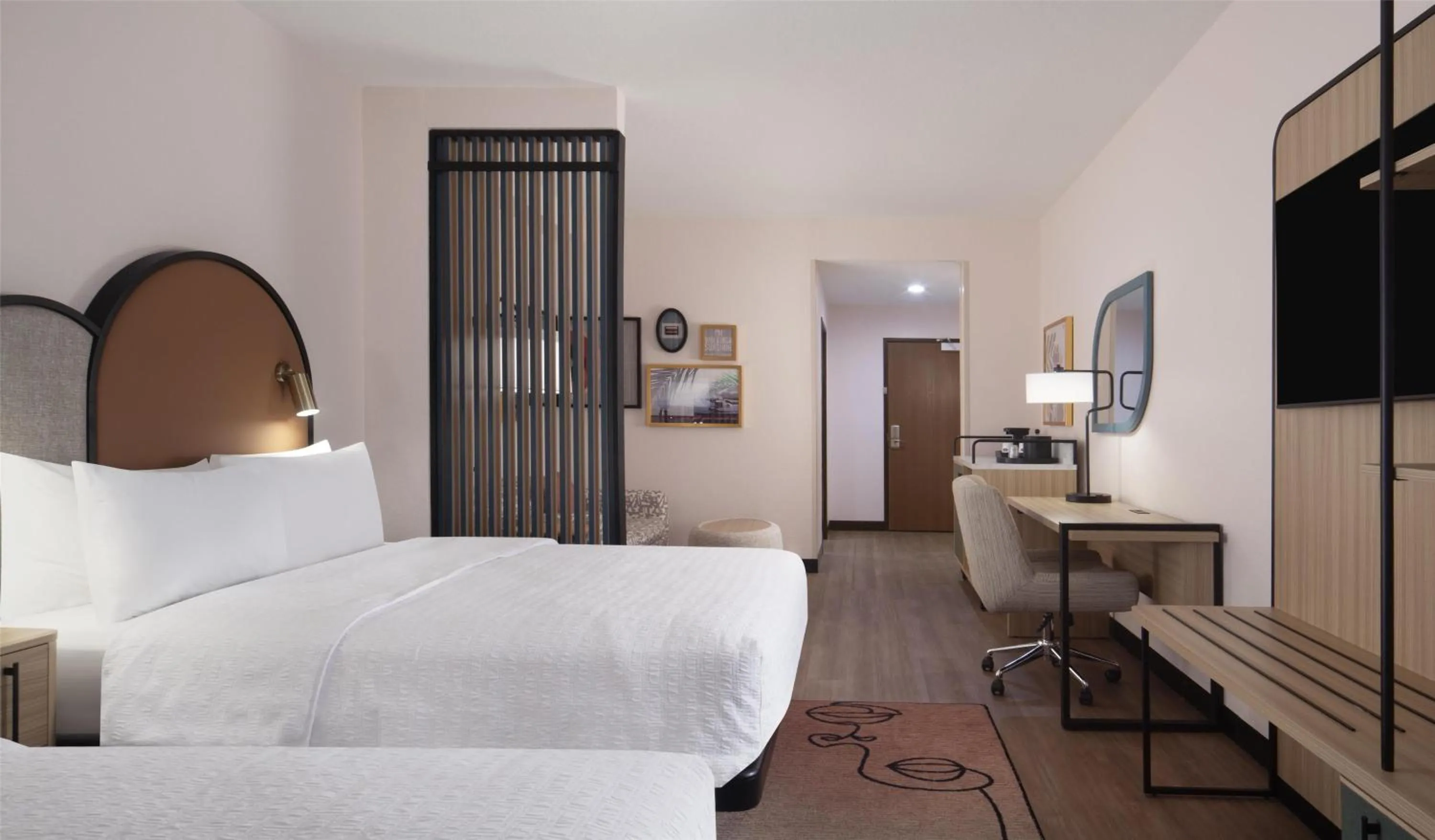 Bed in Hampton Inn by Hilton Tampa Fairgrounds Casino