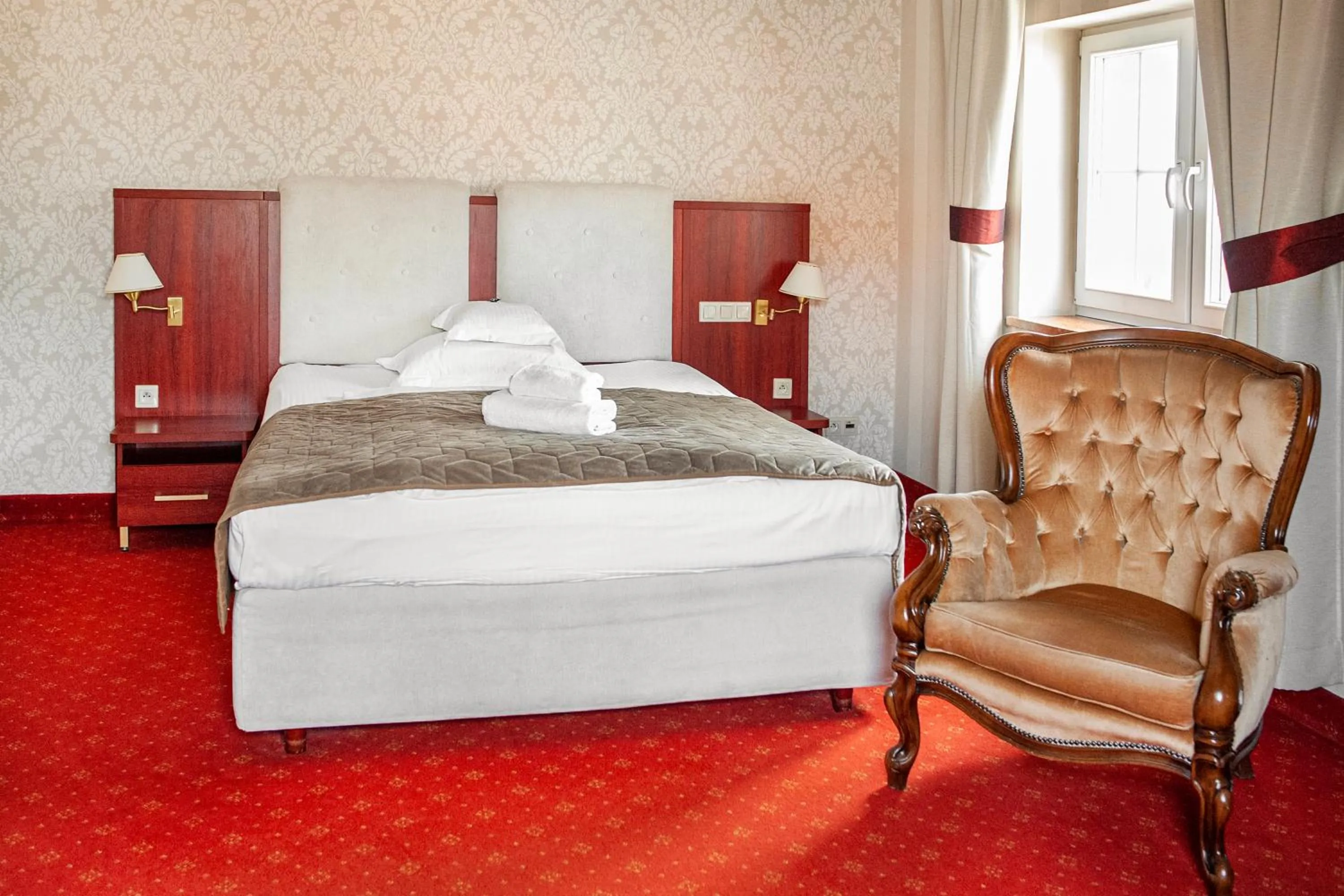 Bed in Hotel Spichlerz Lubawa