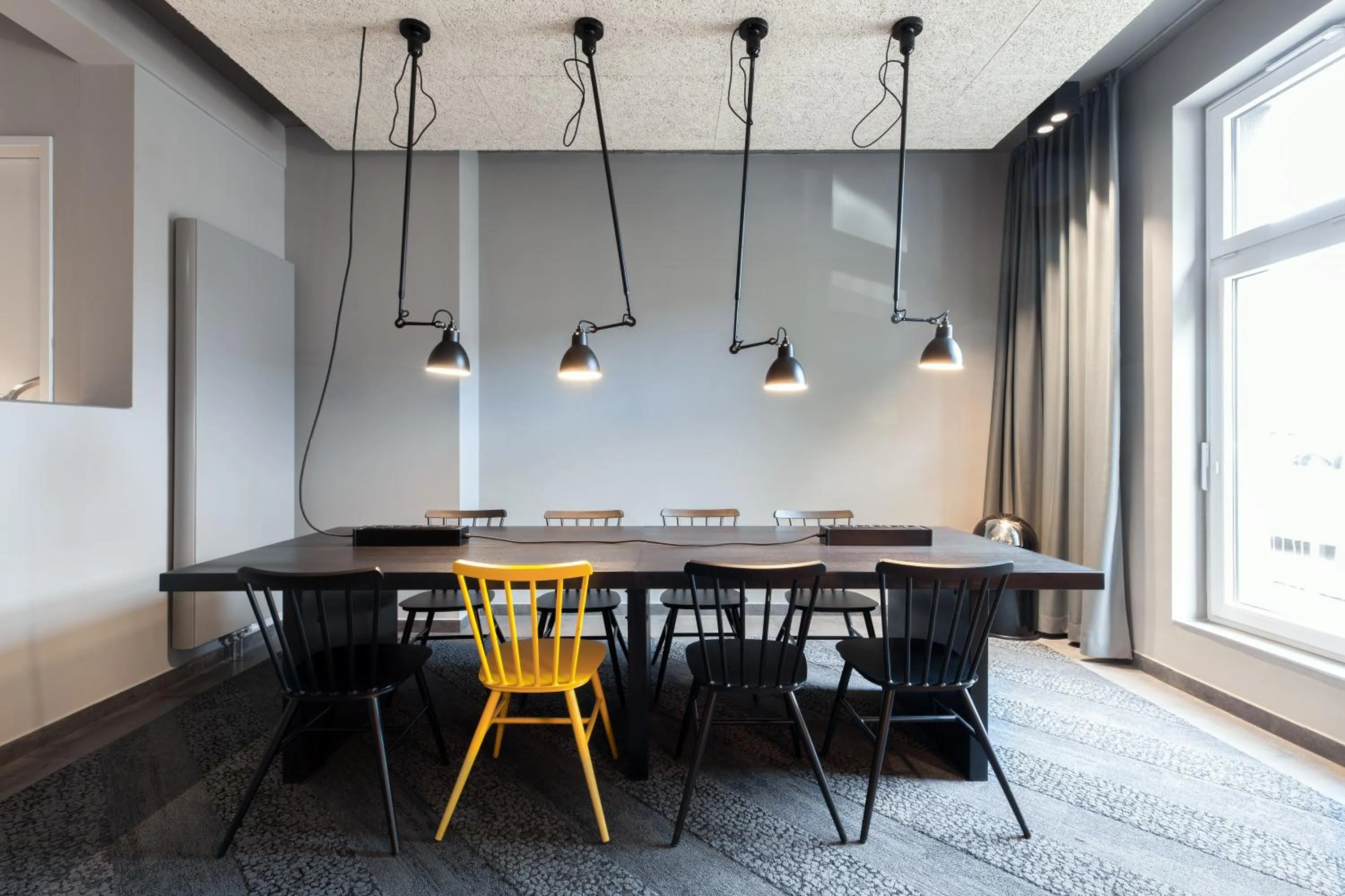 Lobby or reception in a&o Frankfurt Ostend