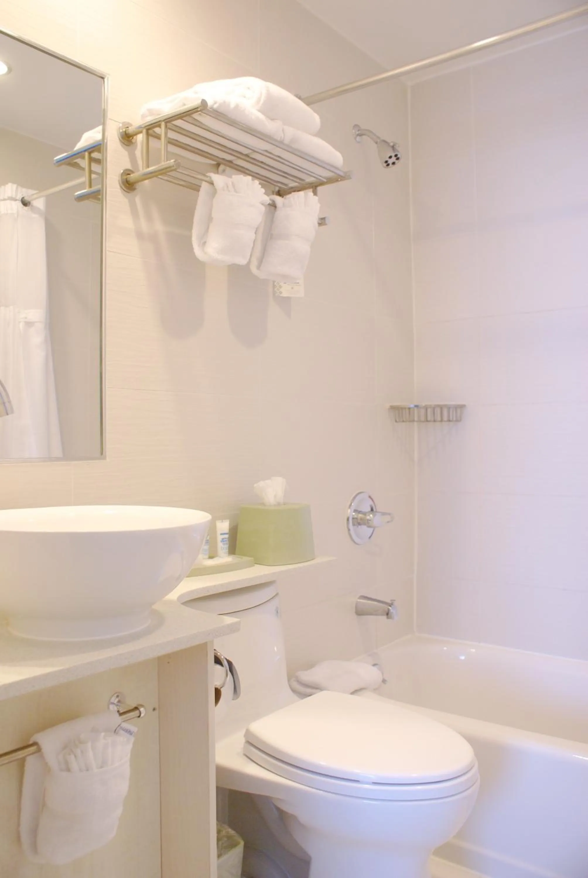 Bathroom in Wyndham Garden Long Island City