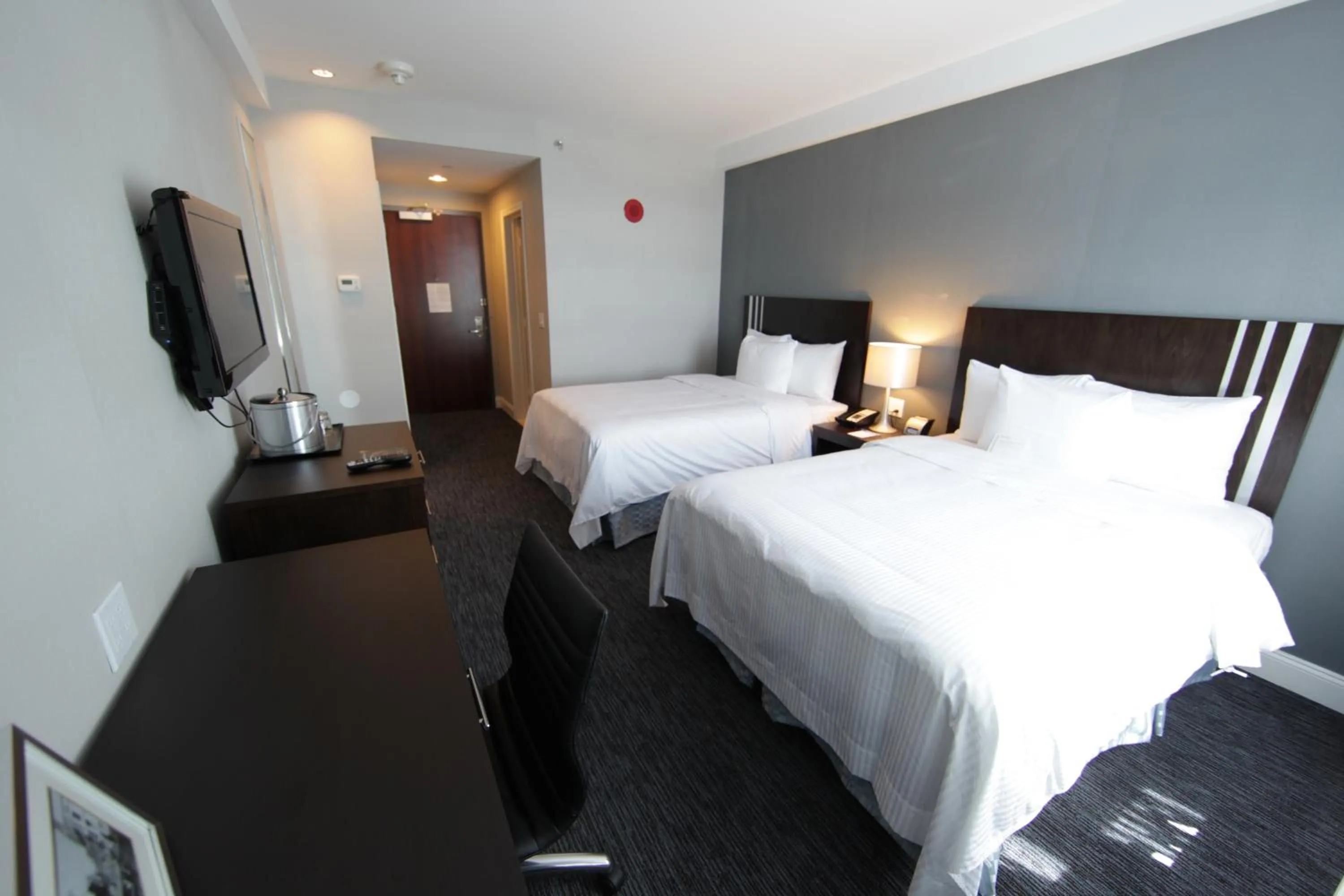 Bed in Wyndham Garden Long Island City