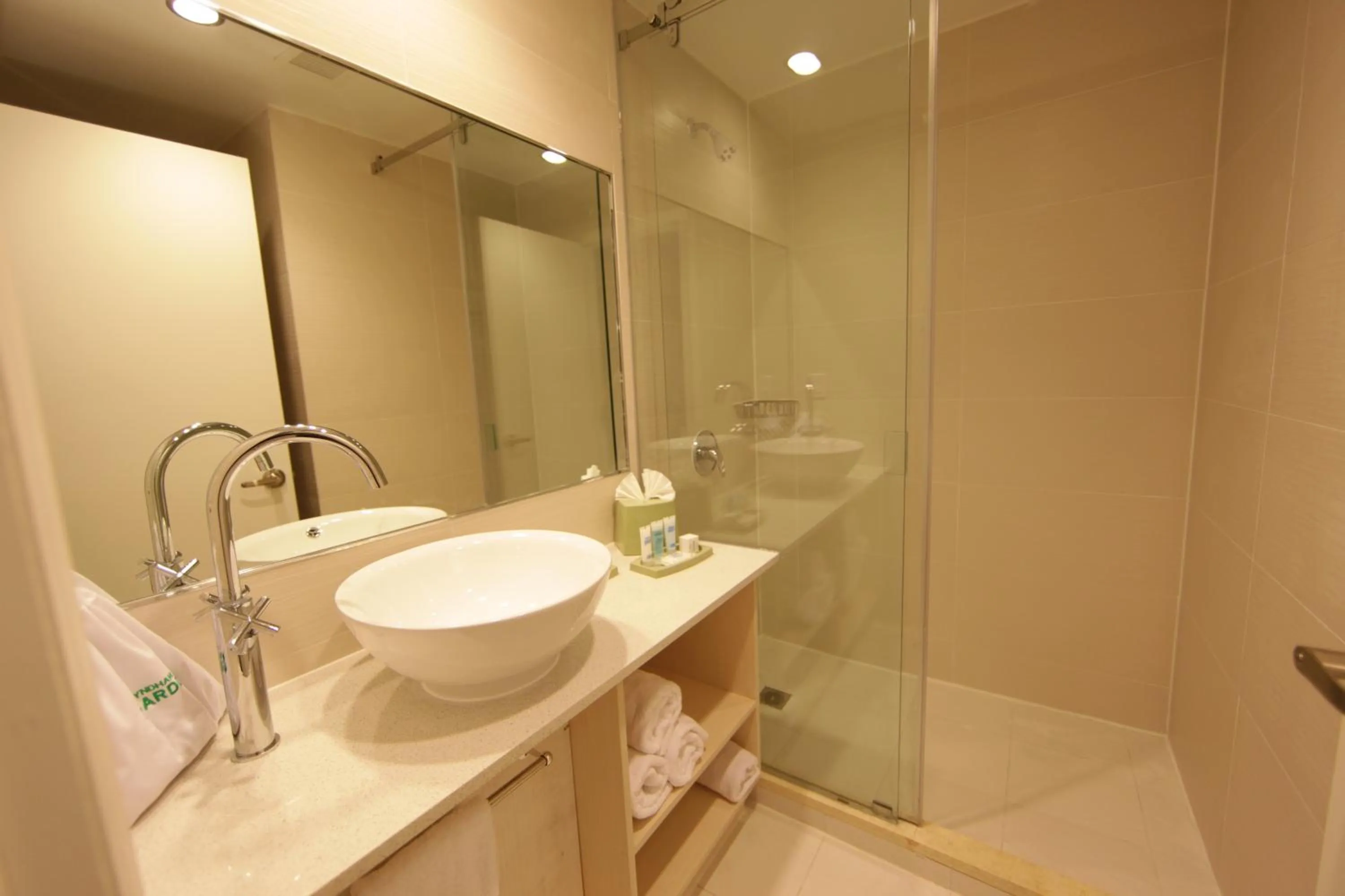 Bathroom in Wyndham Garden Long Island City