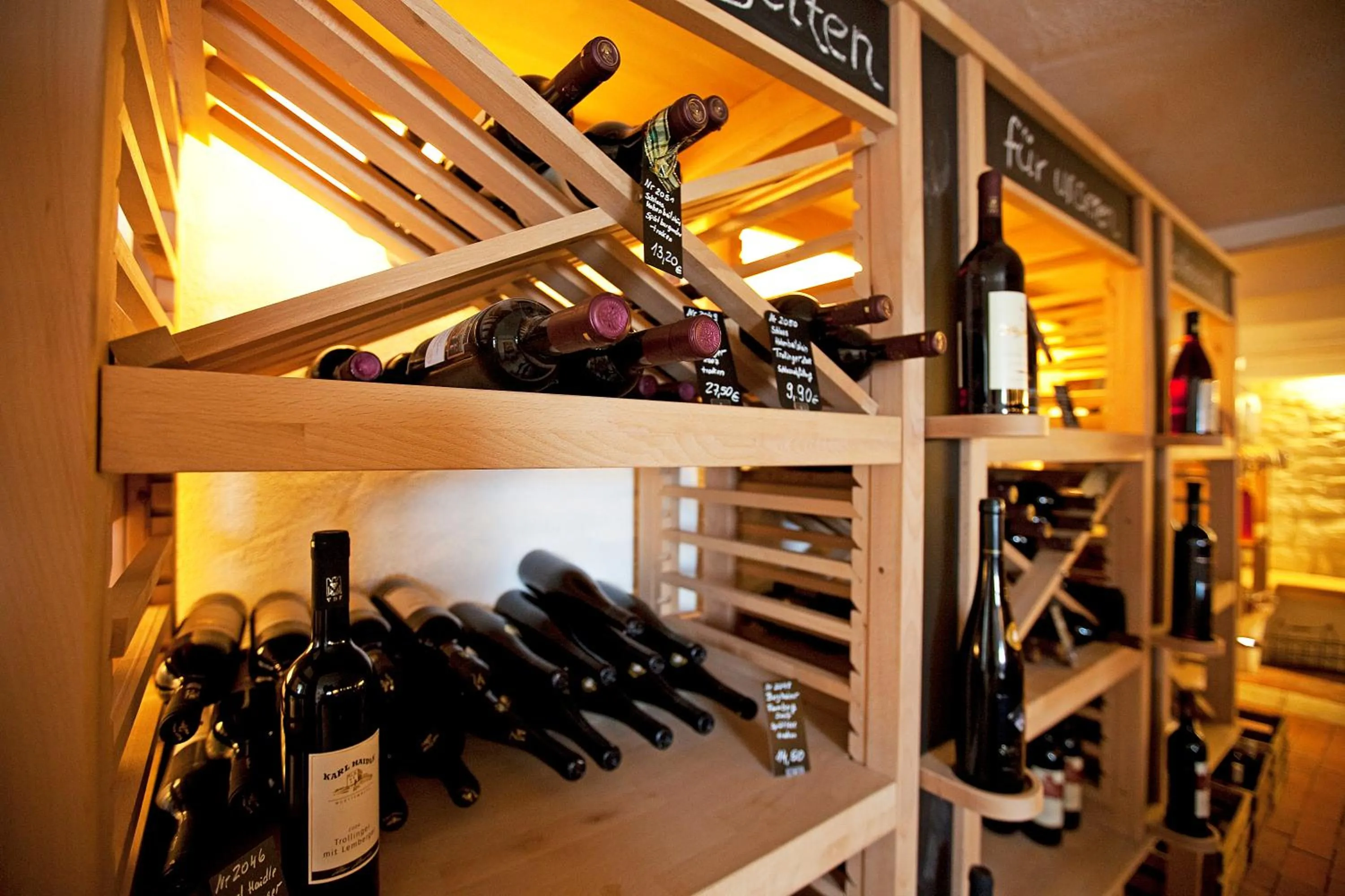 Alcoholic drinks in Widmann's Löwen