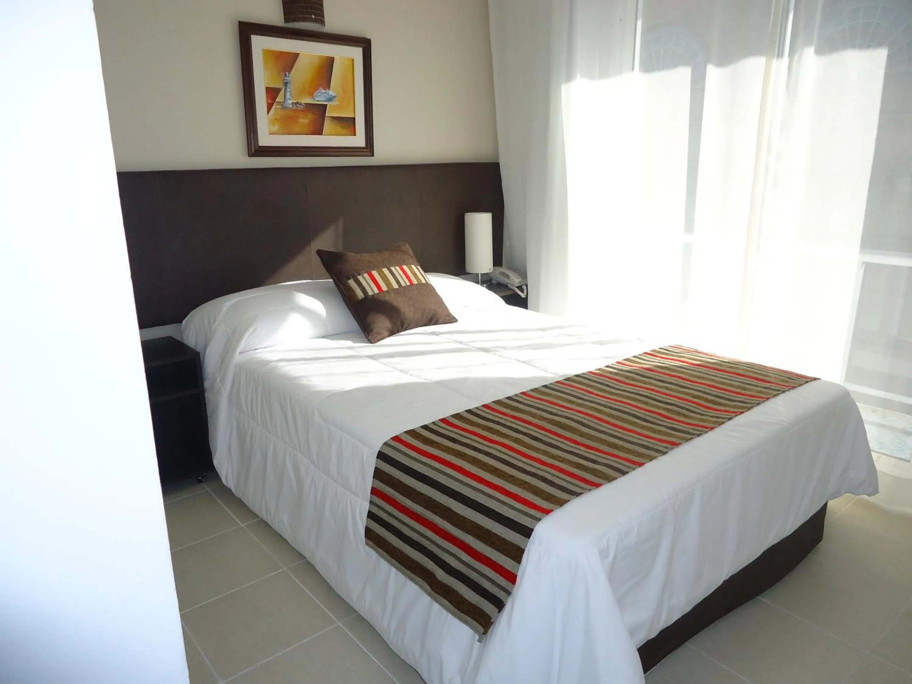 Bedroom, Bed in De la Plaza Hotel