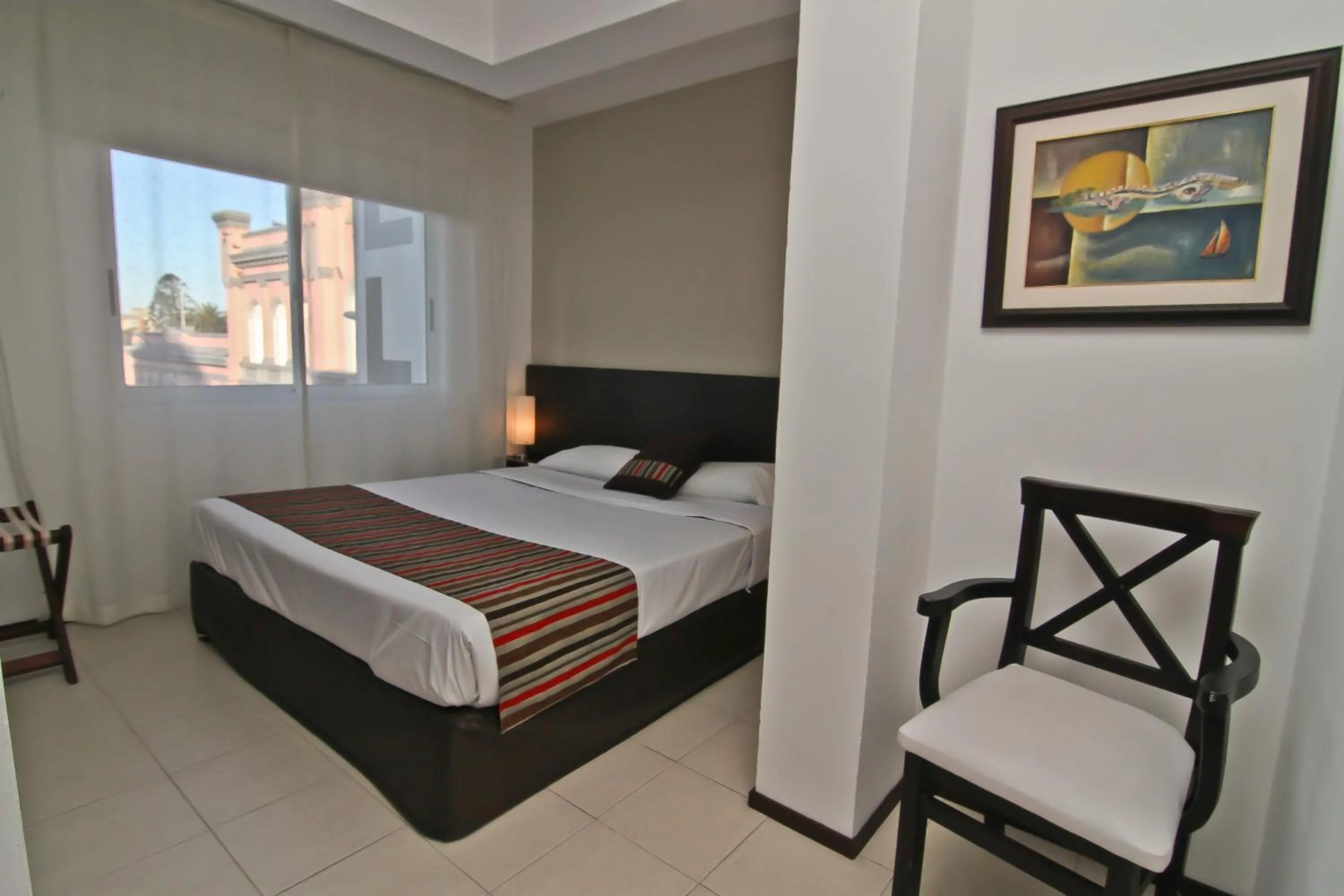 Bedroom, Bed in De la Plaza Hotel