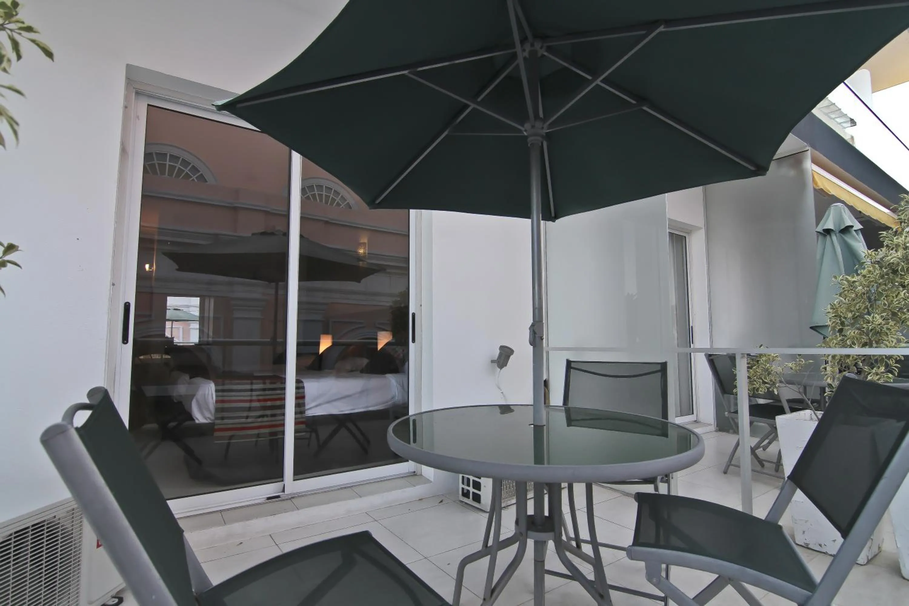 Balcony/Terrace in De la Plaza Hotel