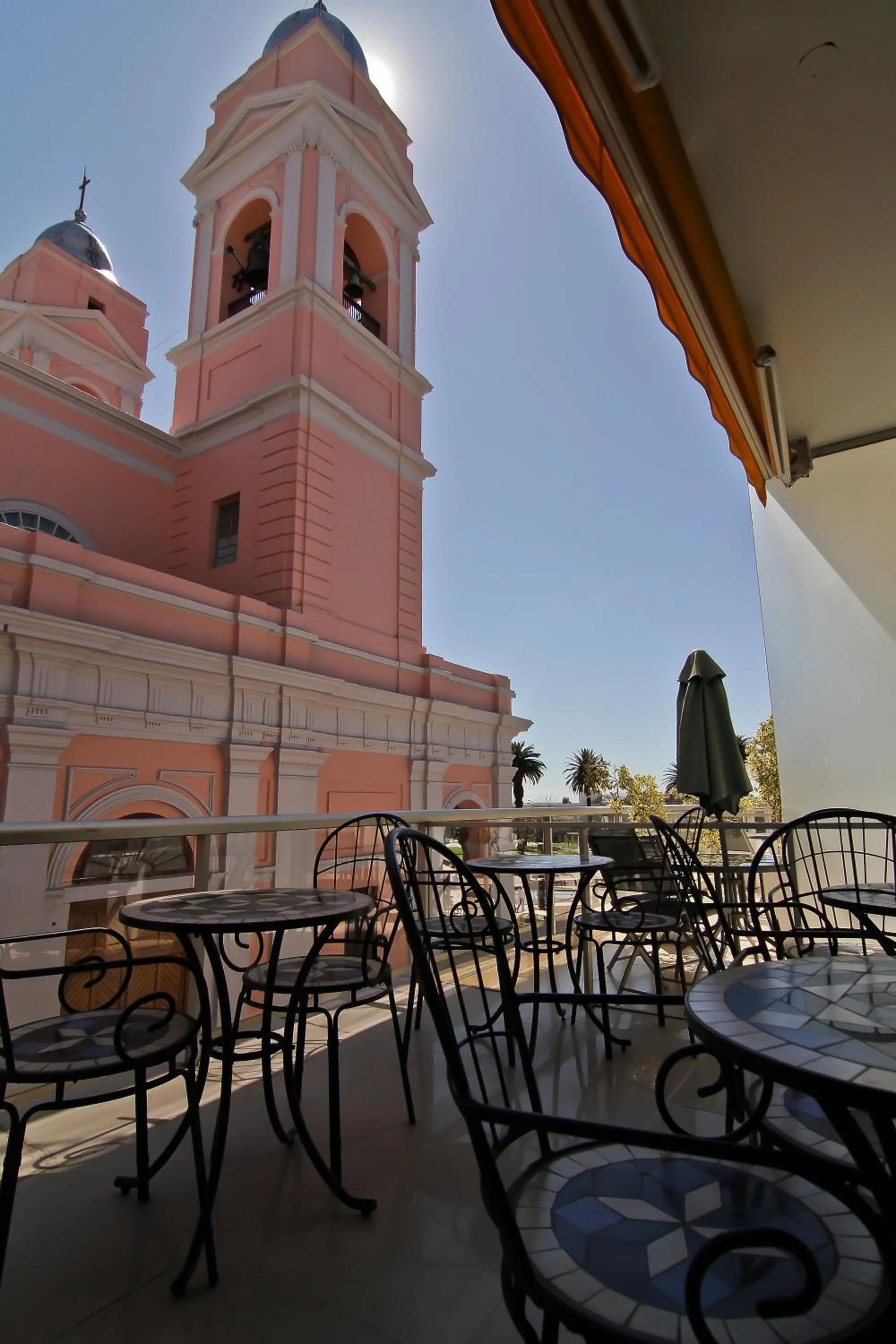 Balcony/Terrace in De la Plaza Hotel
