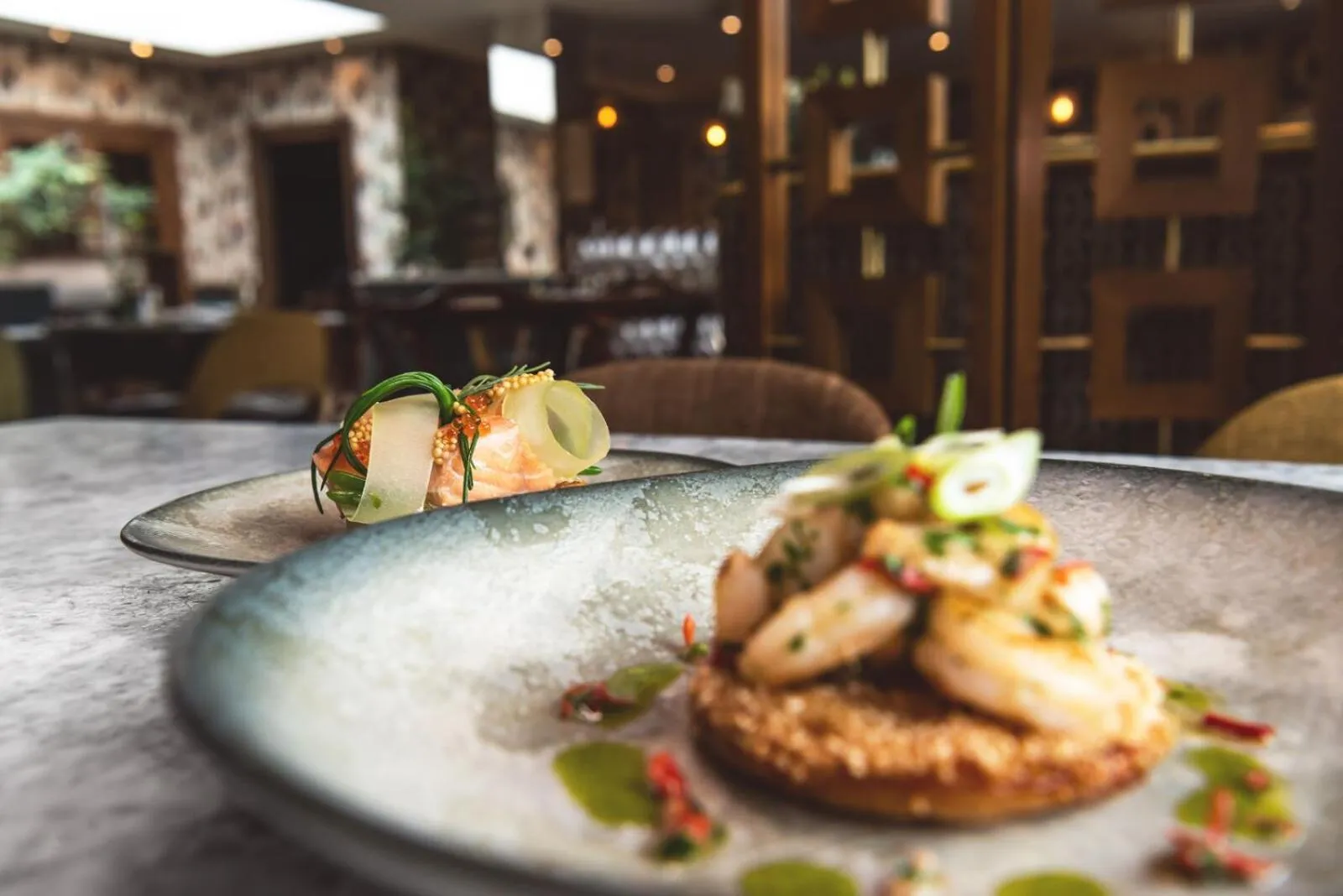 Restaurant/places to eat in Dormy House Hotel