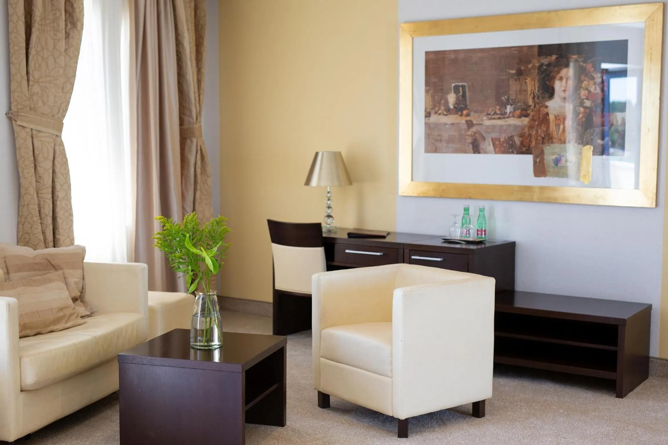 Seating area in Hotel Marina