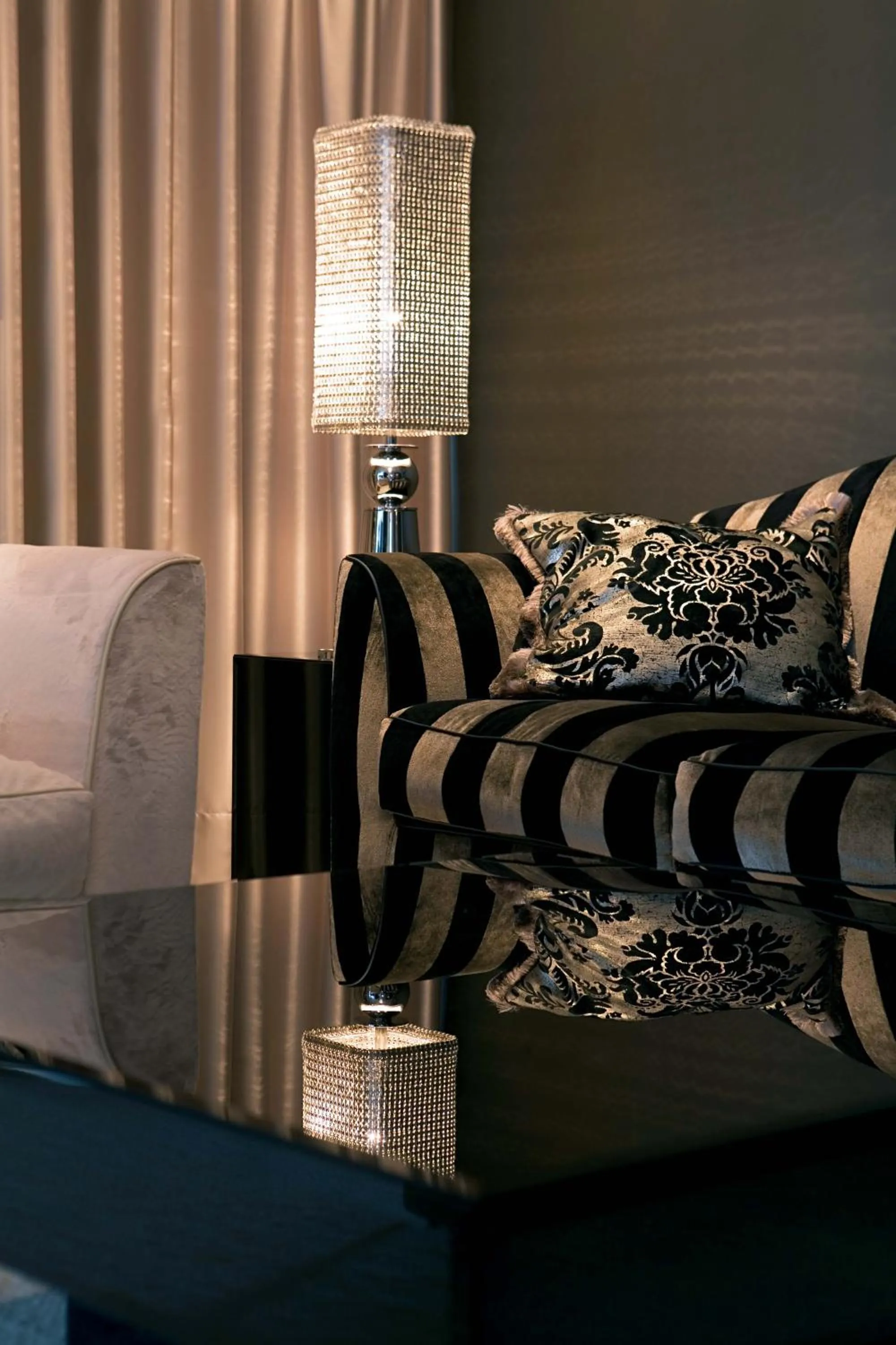 Seating area, Bed in Hotel Marina