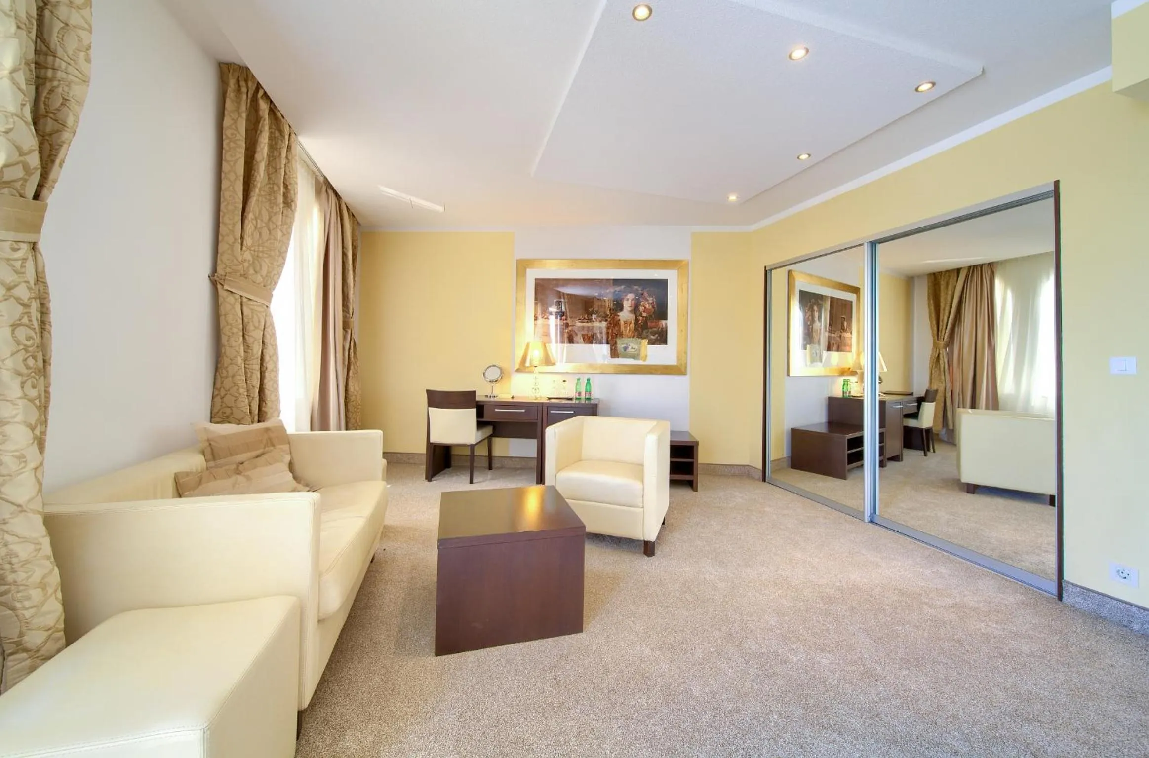 Seating area in Hotel Marina