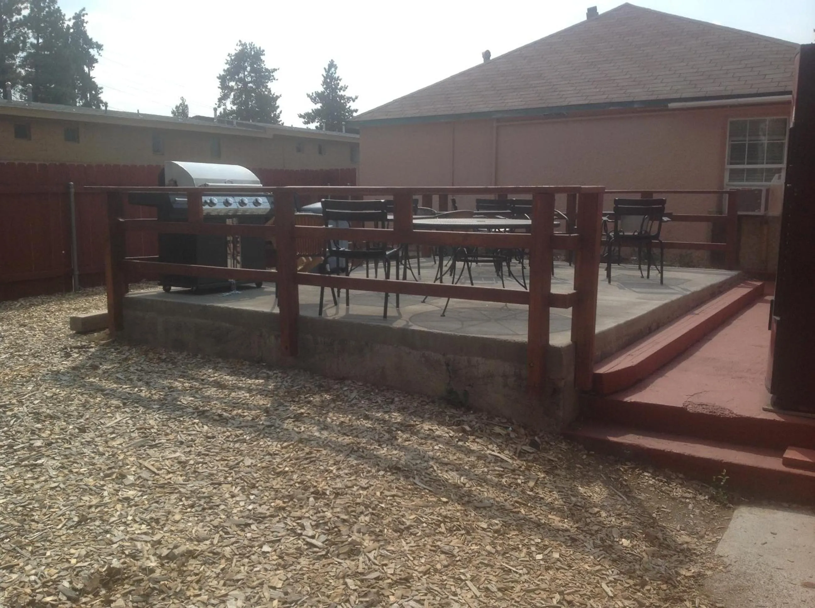 Balcony/Terrace in Holiday Motel Bend