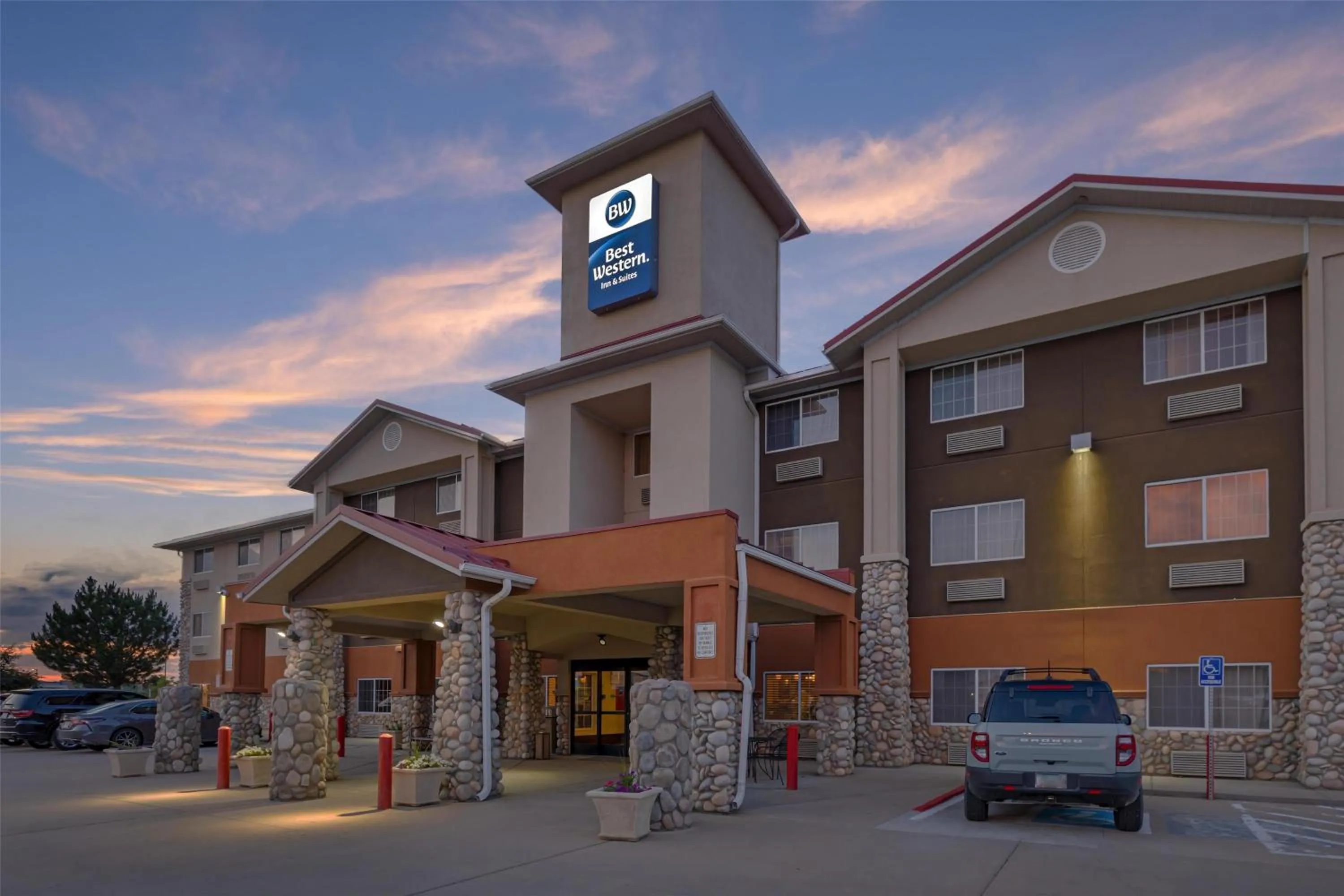 Property building in Best Western Firestone Inn & Suites
