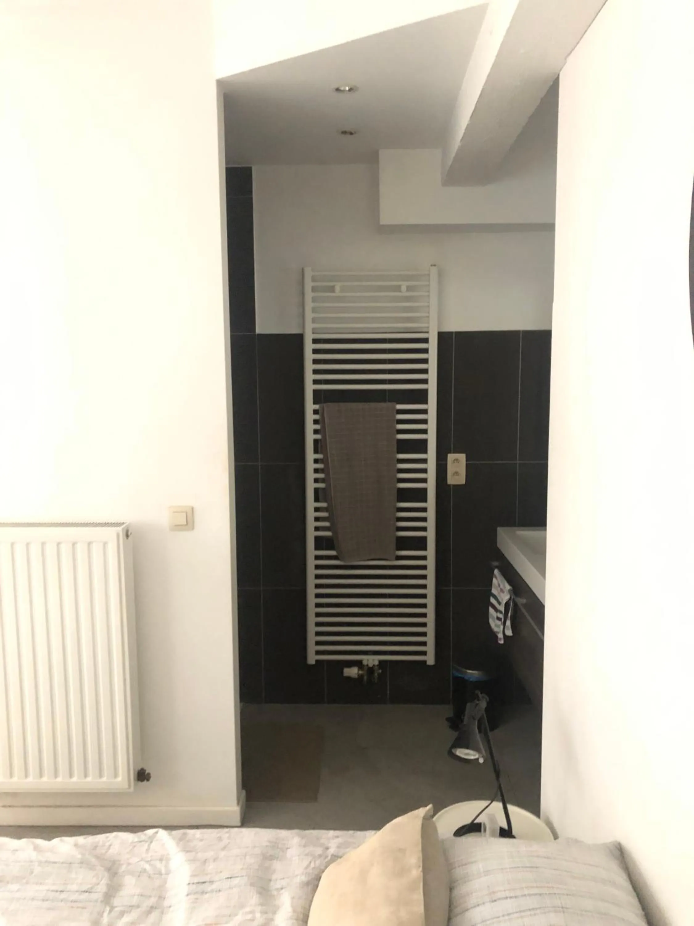 Bathroom, Bed in B&B Loft Jamar Gare Du Midi