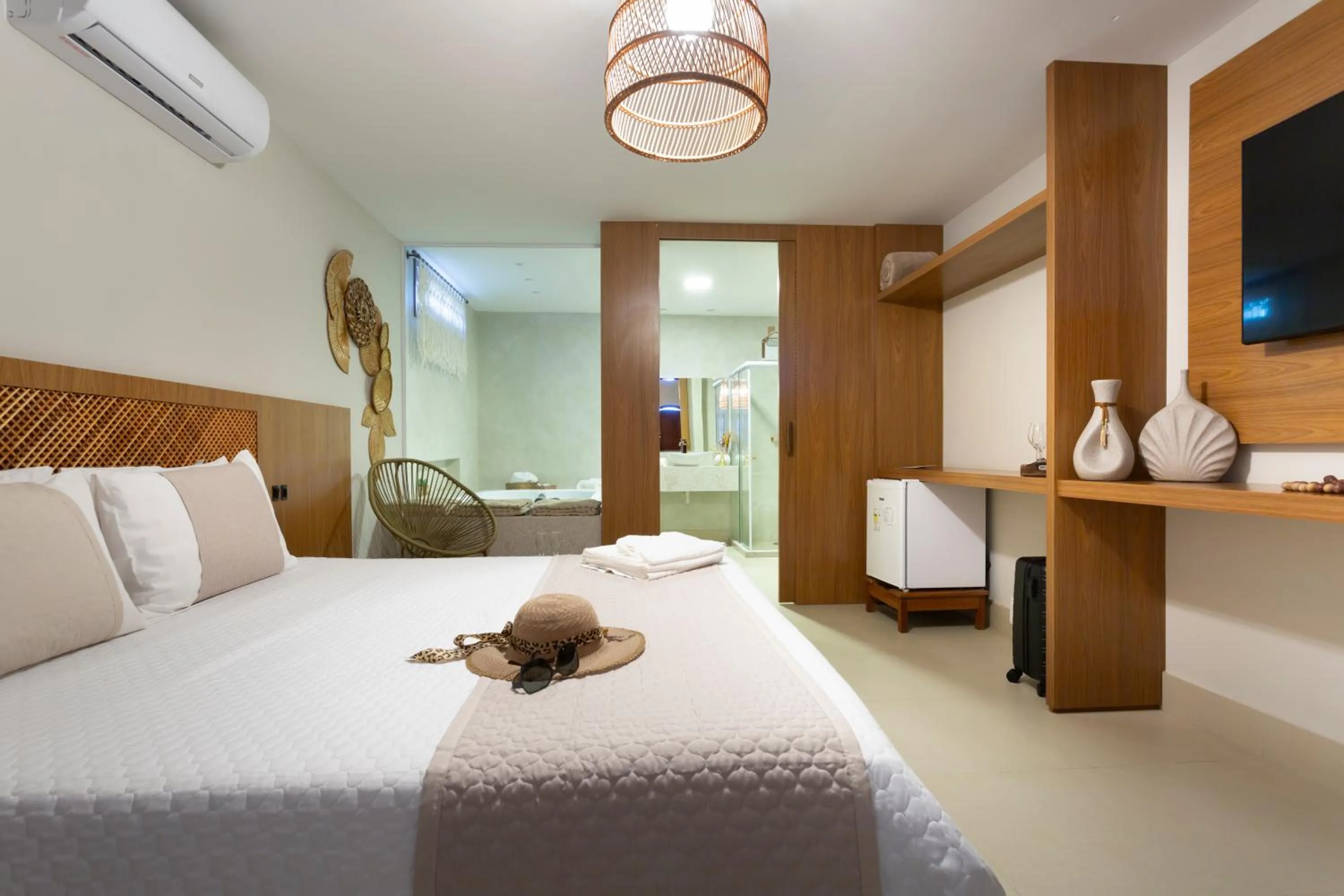 Bed in Pousada Timoneiro