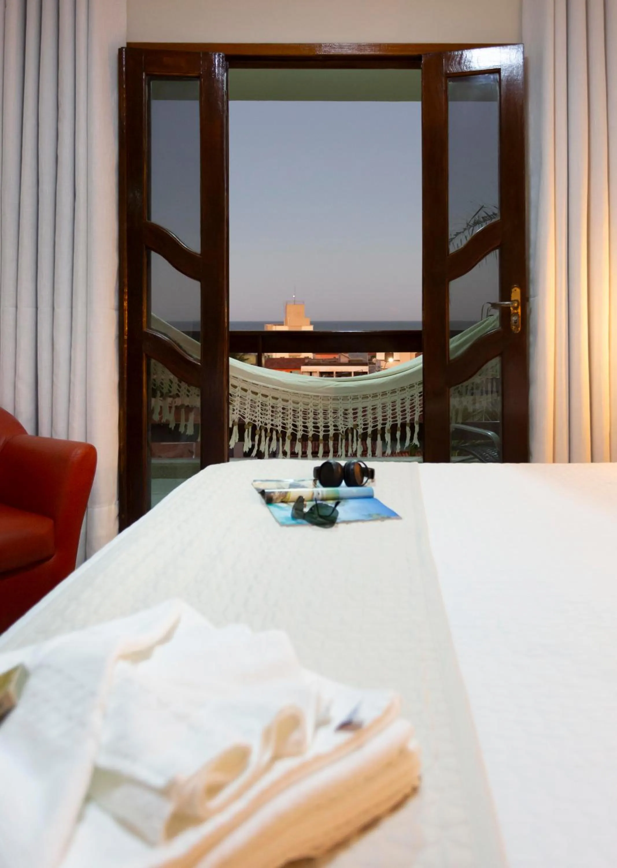 Bed in Pousada Timoneiro