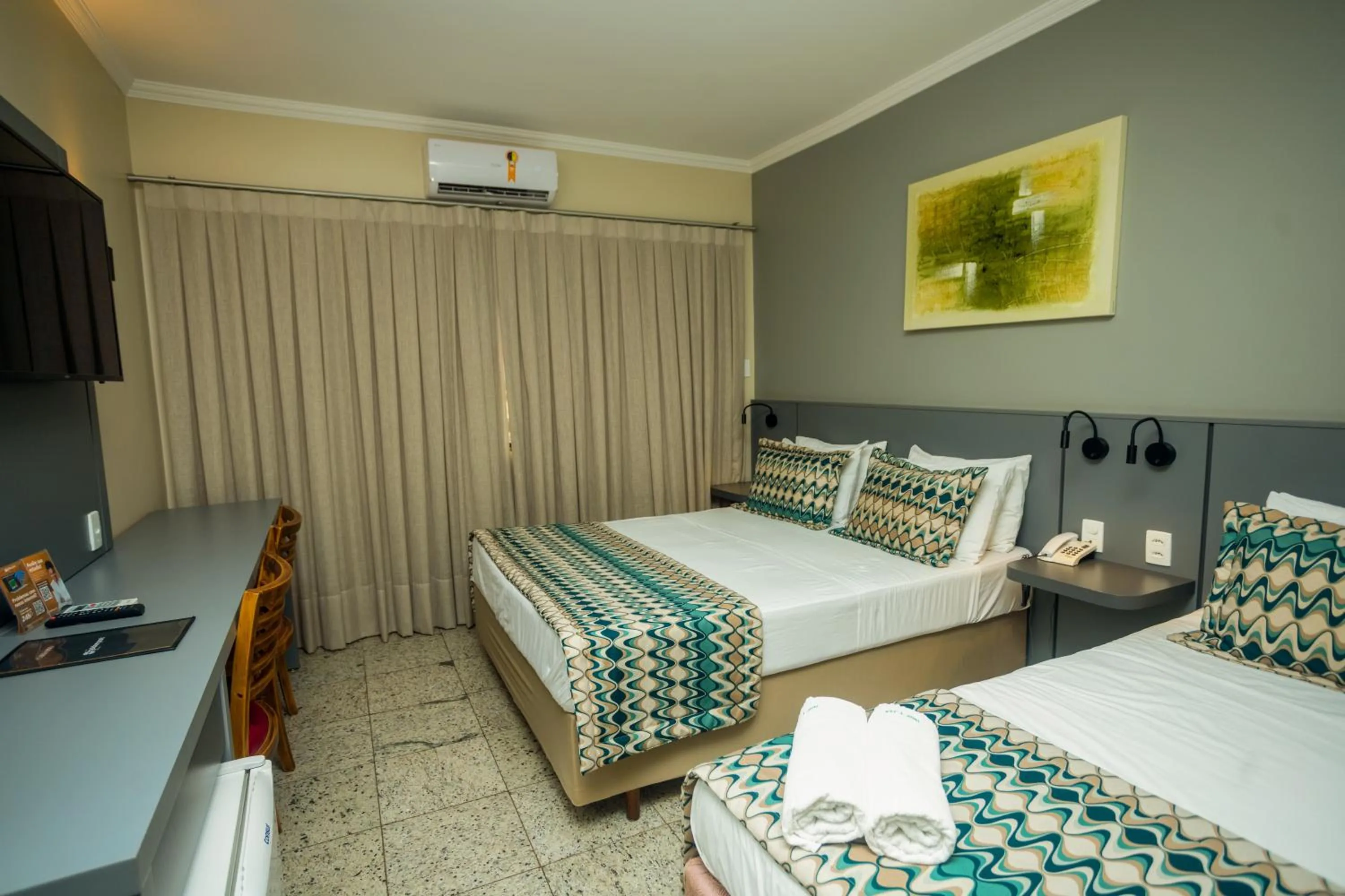 Bed in Hotel Golden Park Uberaba By Nacional Inn