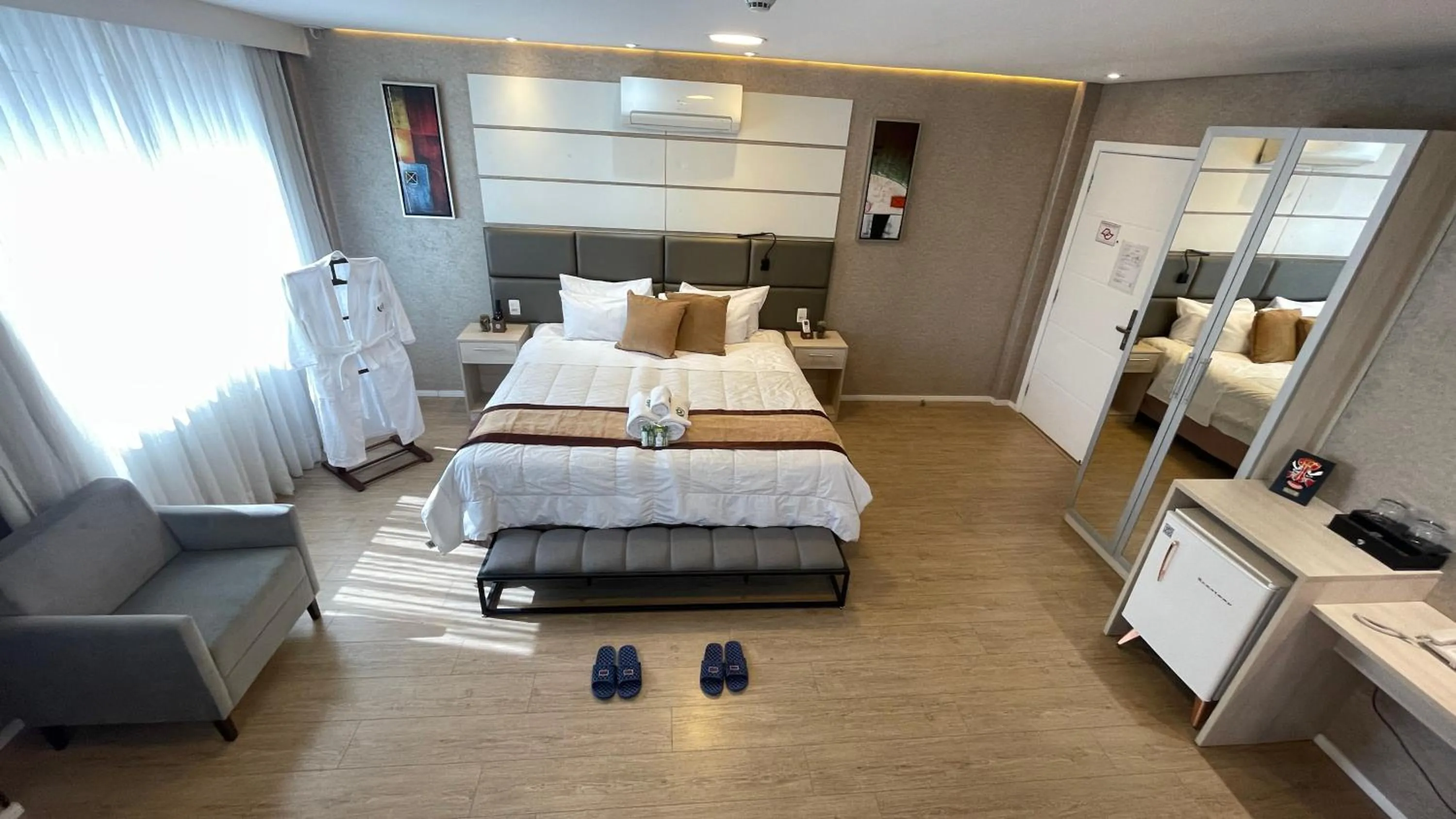 Bed in Hotel Global Grupos