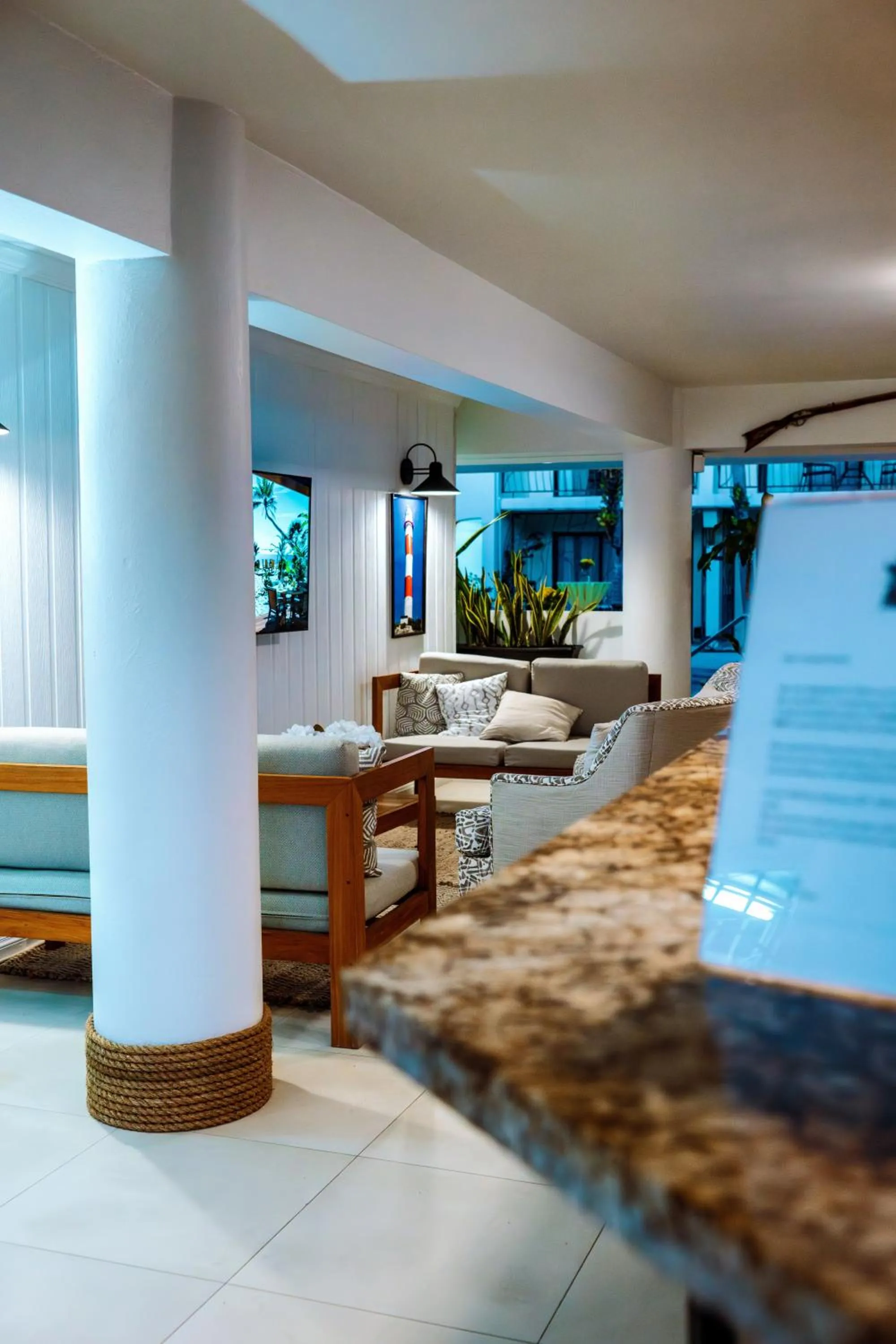 Lobby or reception in Pirate's Inn