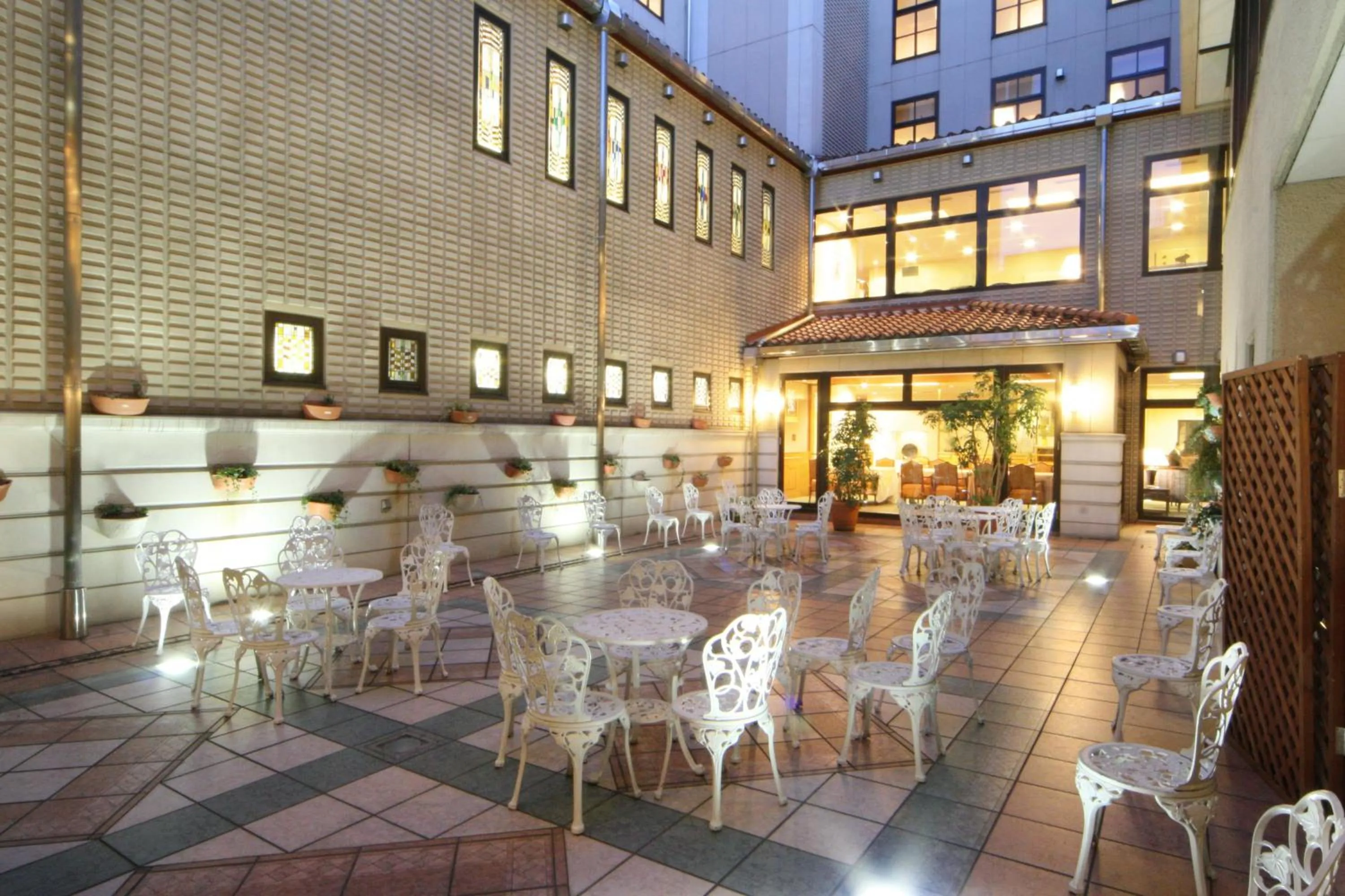 Patio in Hotel Danrokan