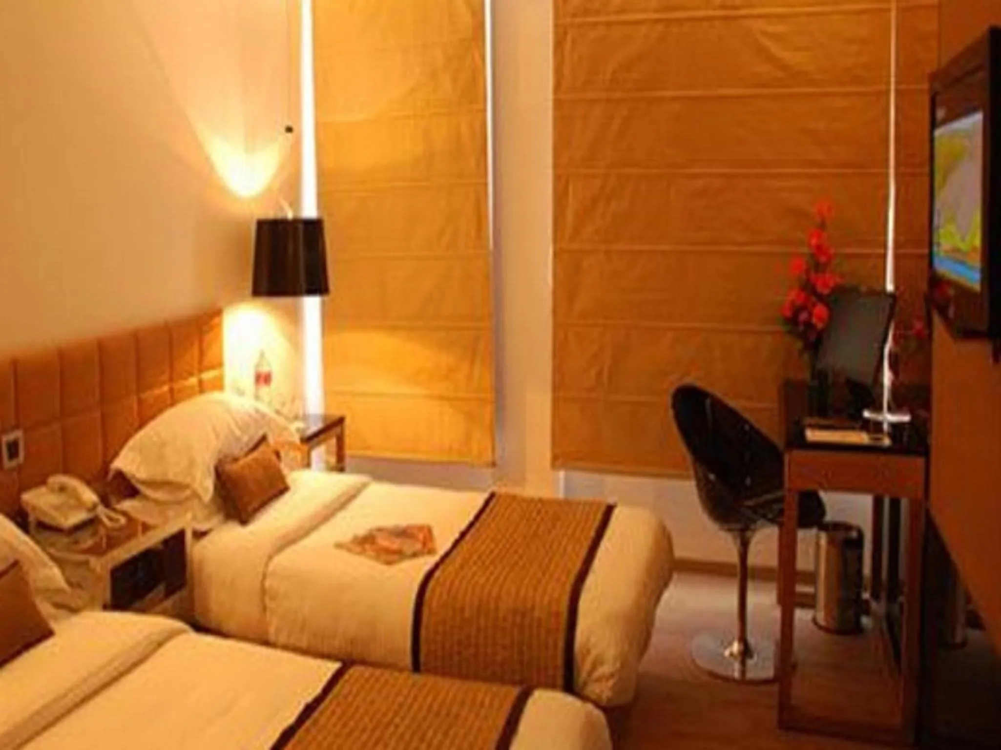 Bedroom, Bed in Hotel Palace Heights