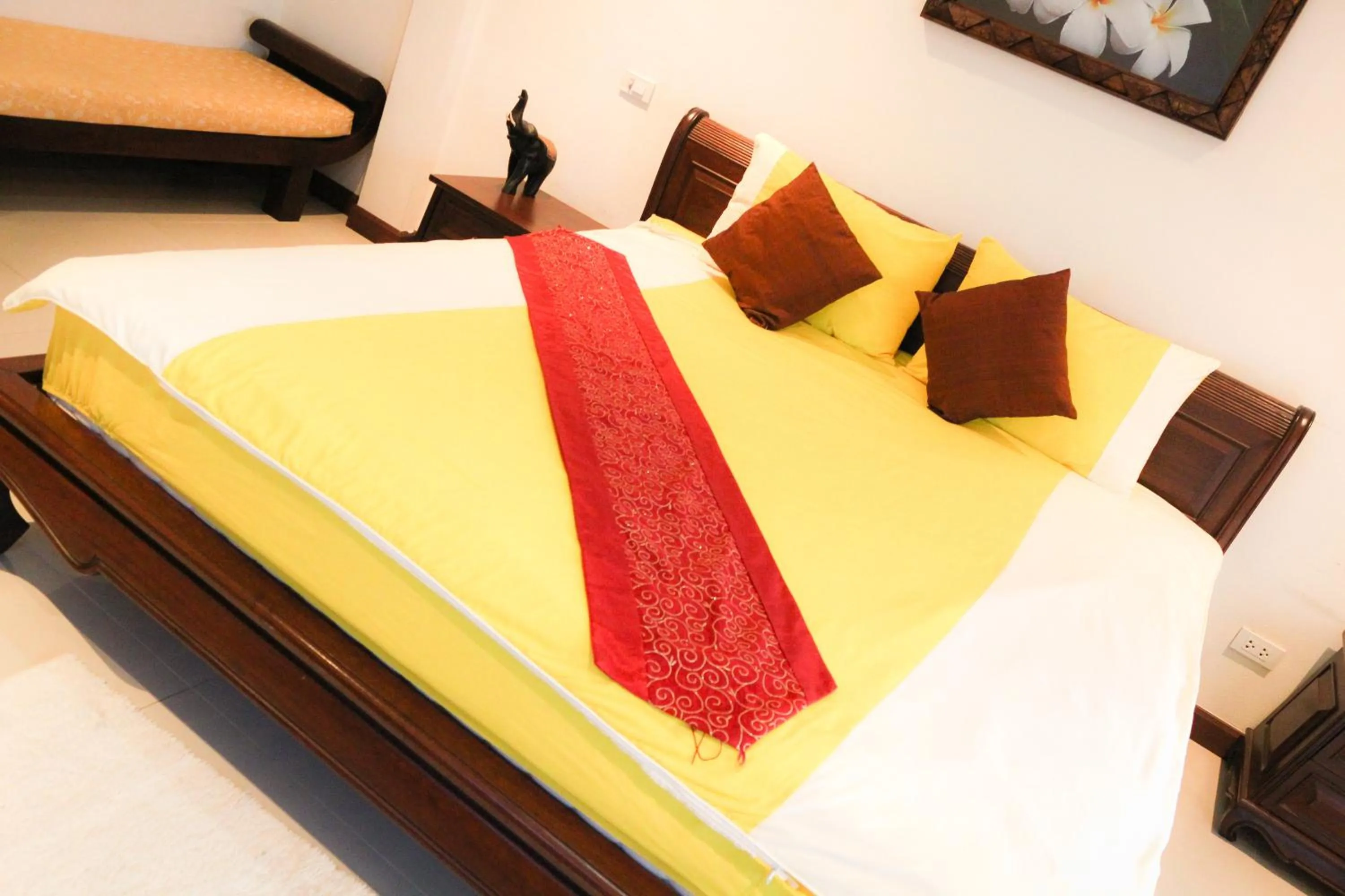 Bed in Thai Pura Resort