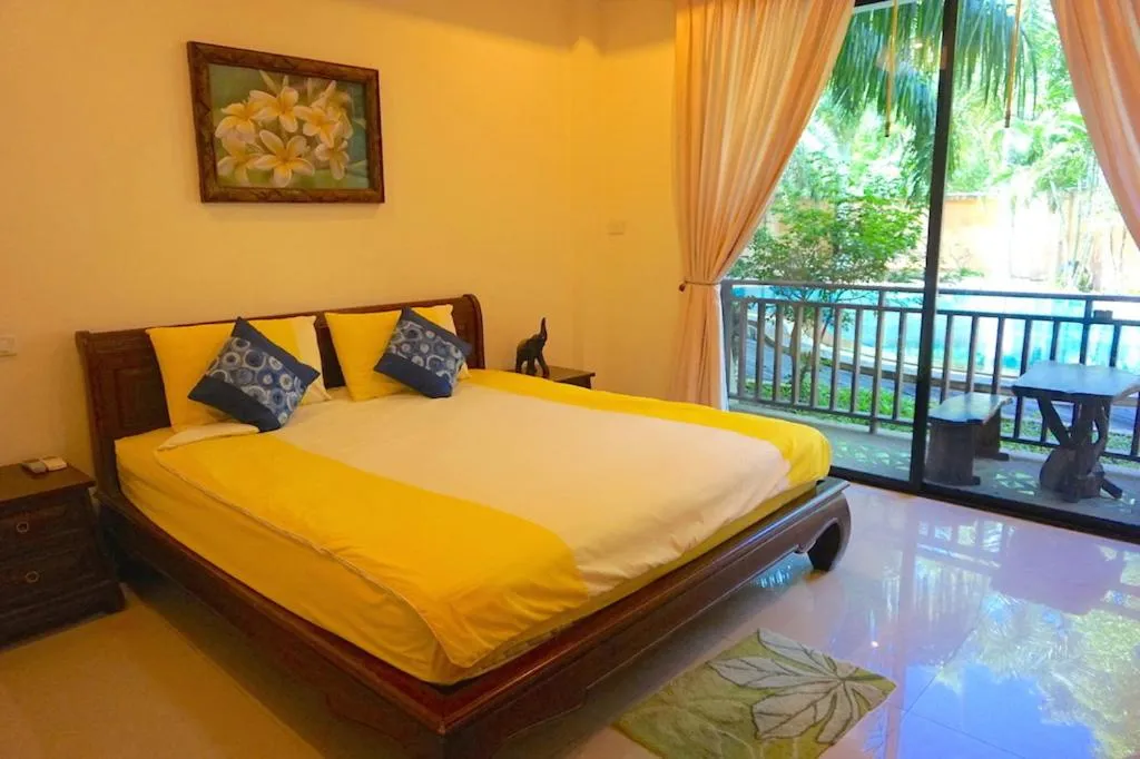 Bed in Thai Pura Resort
