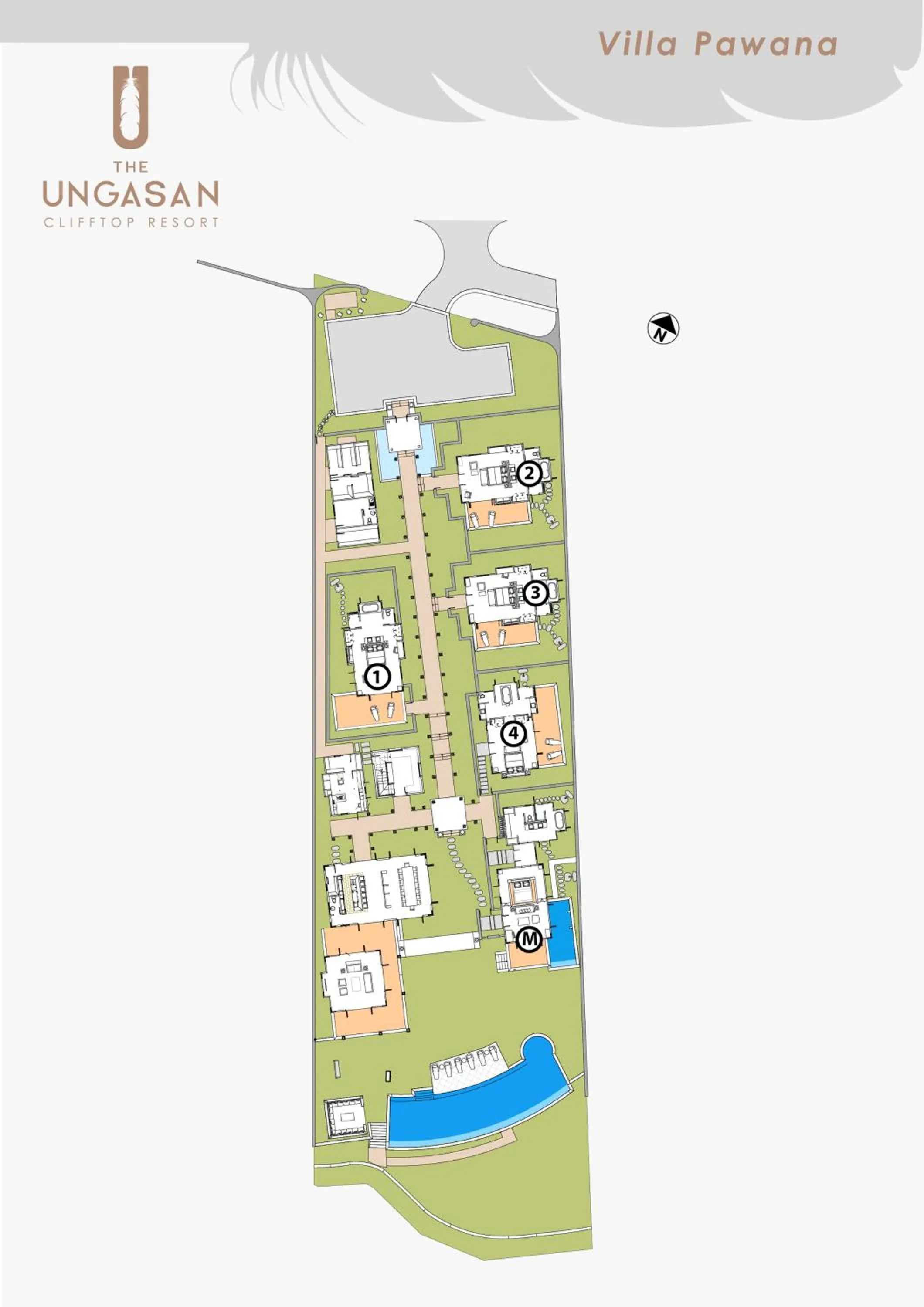 Property building in The Ungasan Clifftop Resort