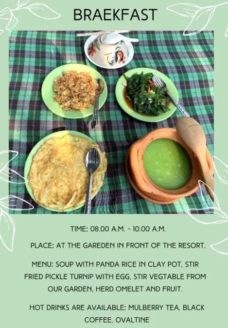 Breakfast in Ayutthaya Garden River Home