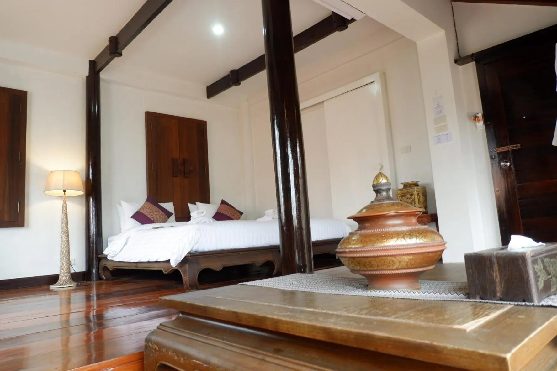 Bed in Ayutthaya Garden River Home