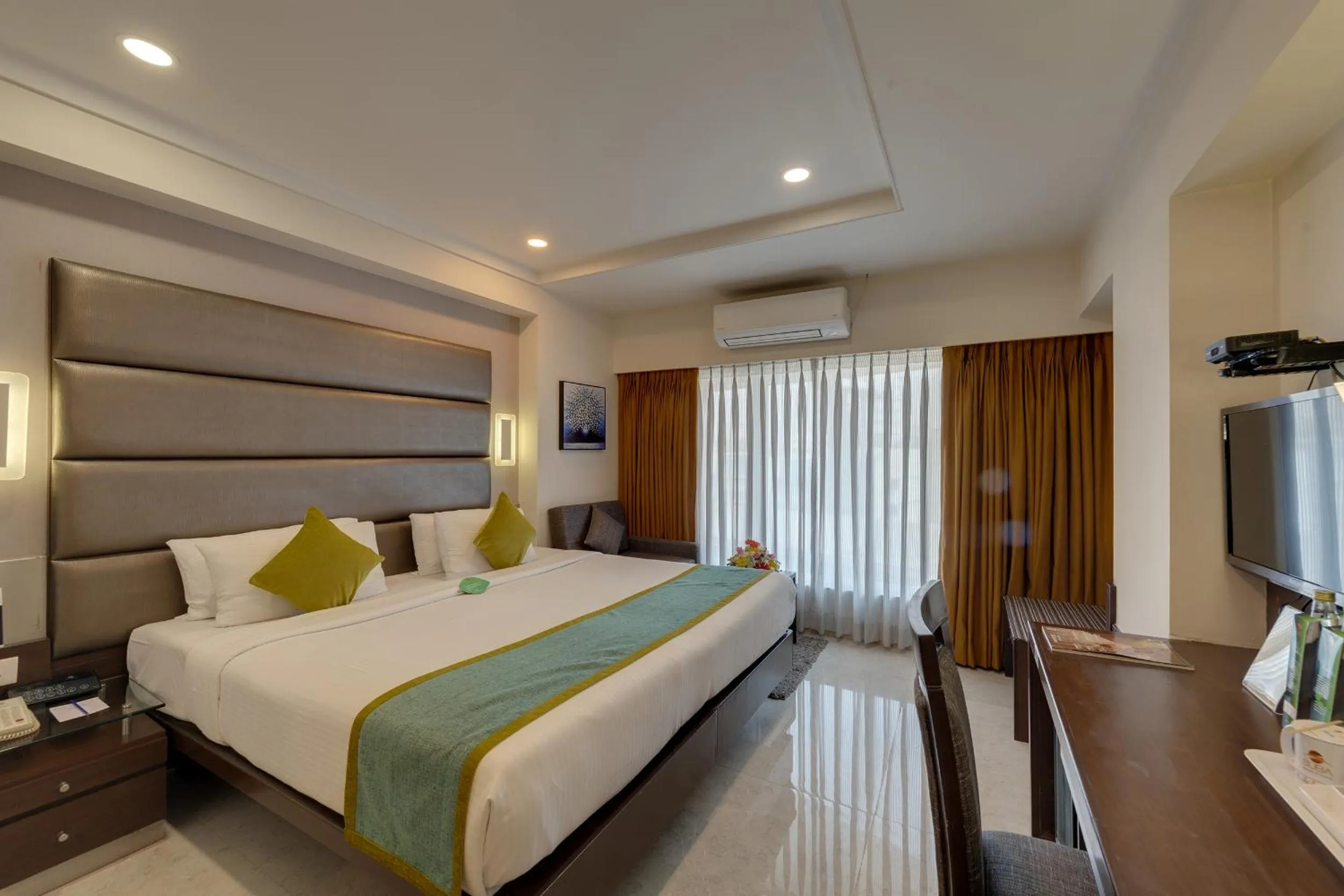 Bedroom, Bed in Hotel Suba Galaxy Mumbai