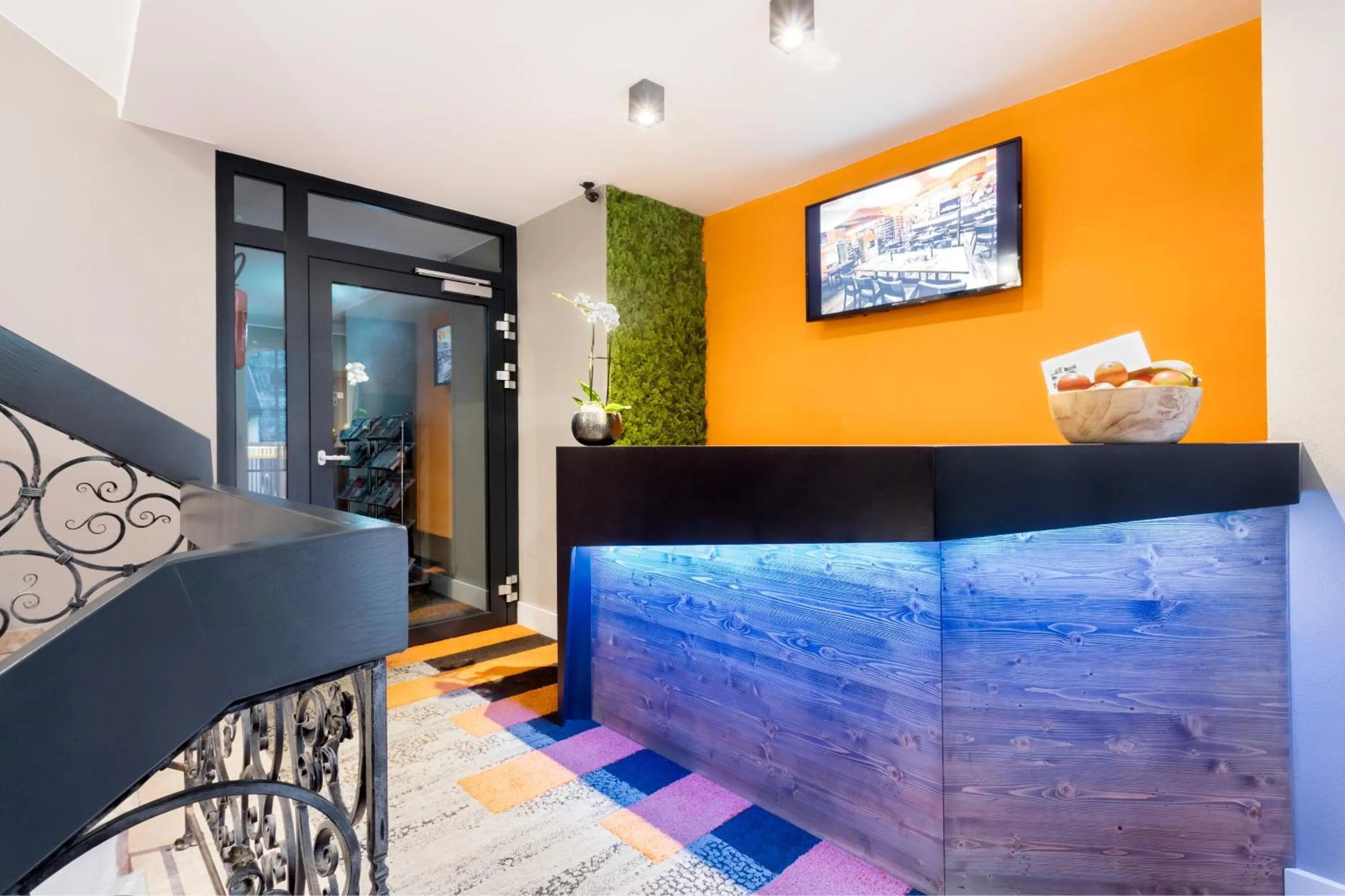 Lobby or reception in Hotel Adler