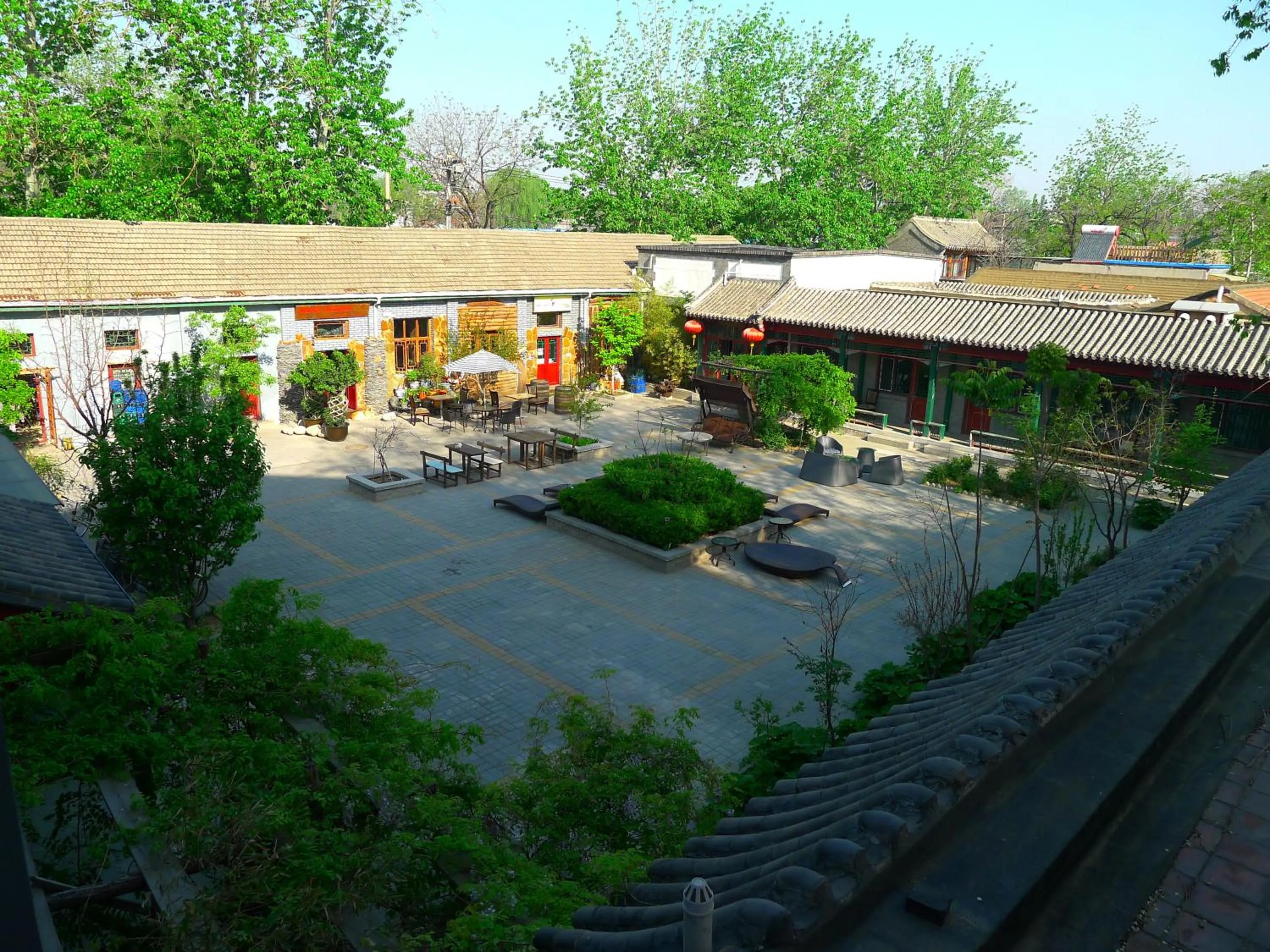 Bird's eye view in Ming Courtyard