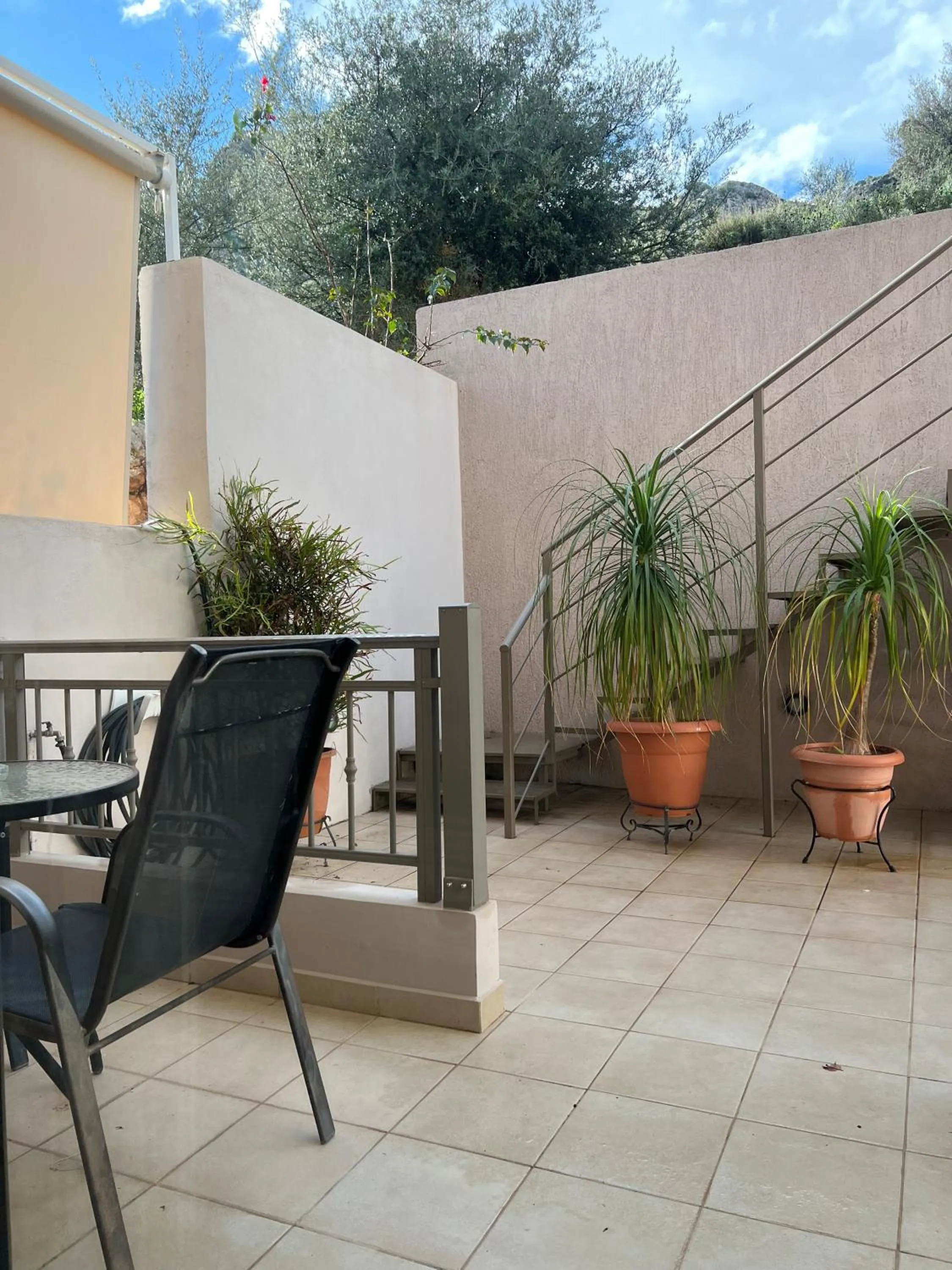 Patio in Aenaon Rooms