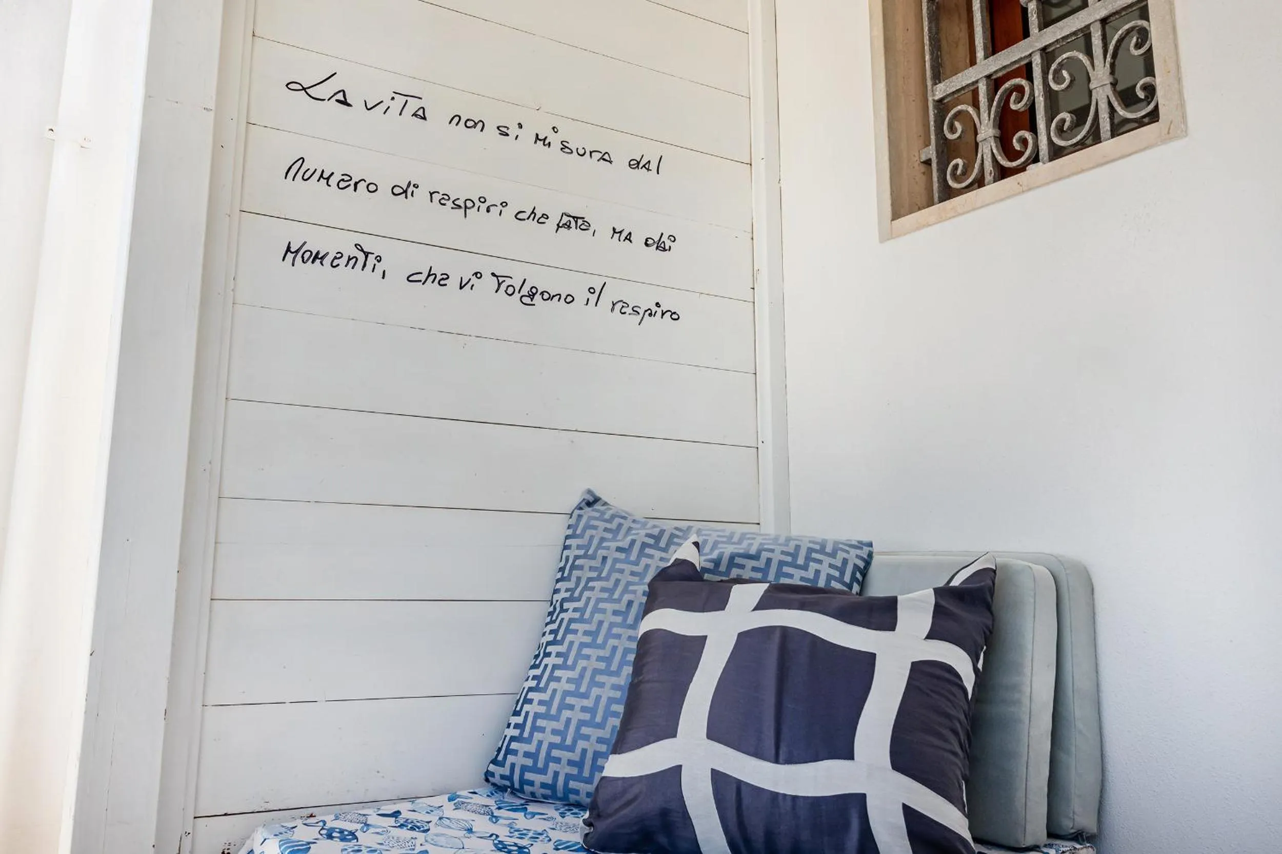 Patio, Bed in Respiro del mare