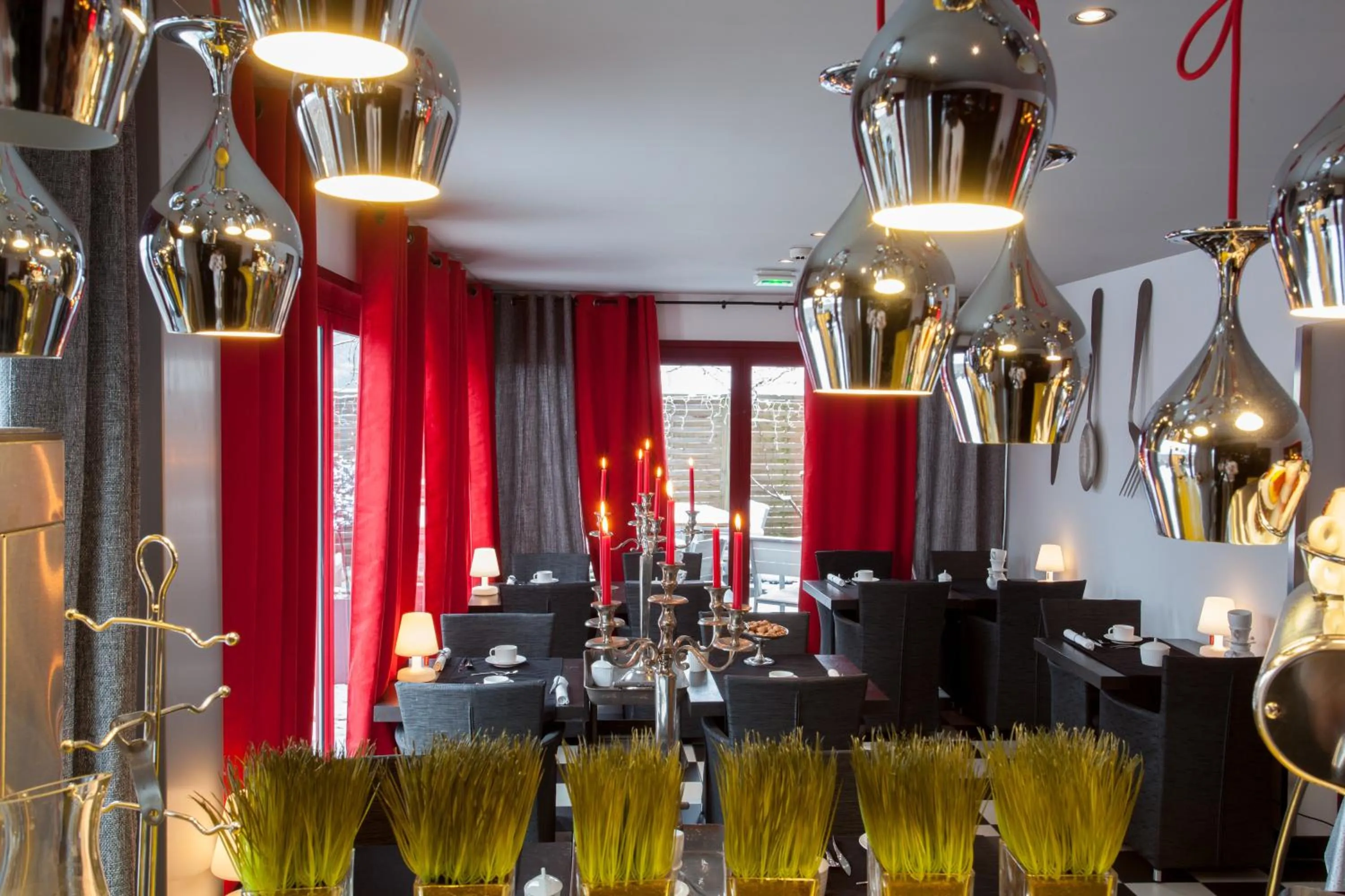 Decorative detail in Auberge De Maison Rouge