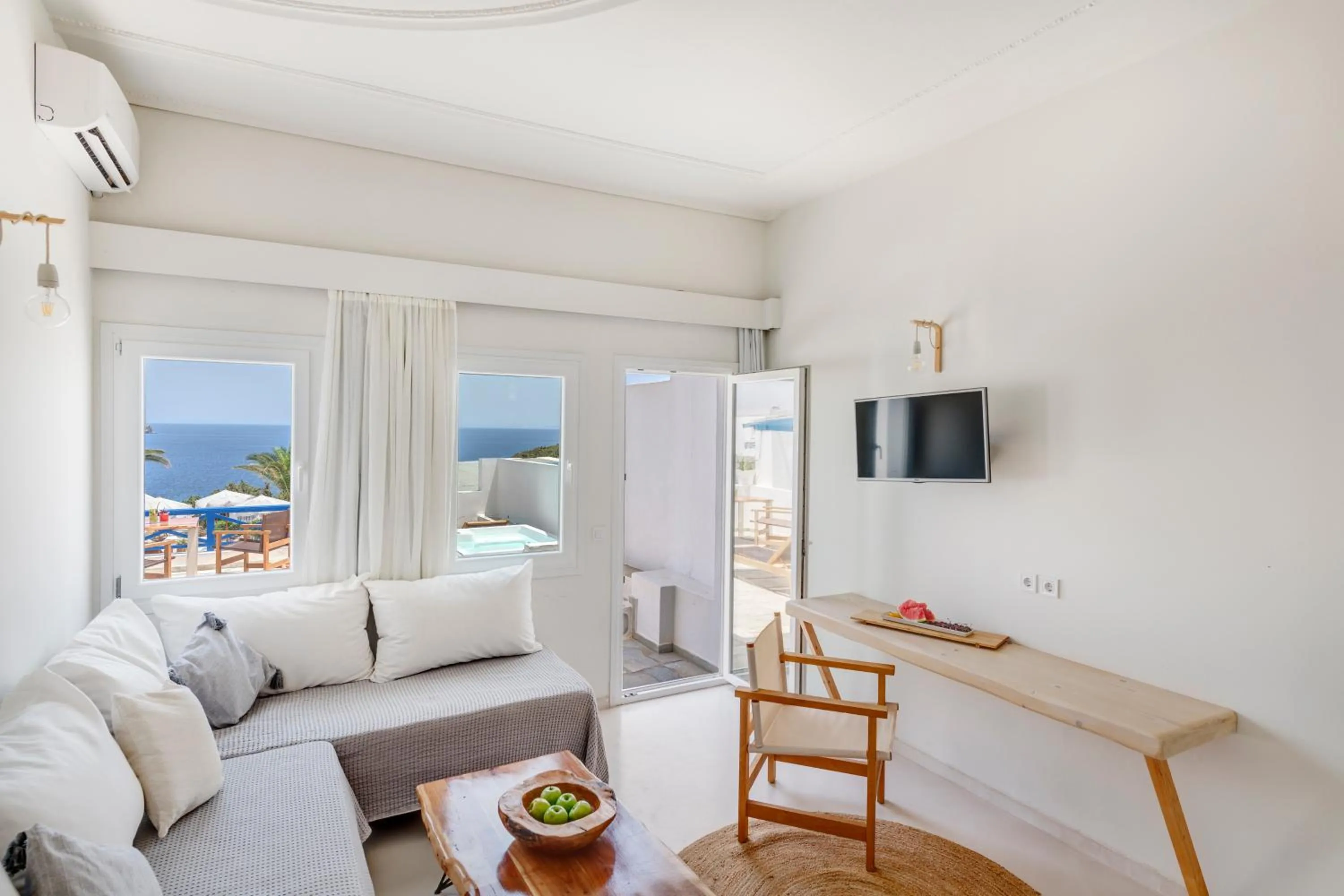 Seating area in Faros Resort