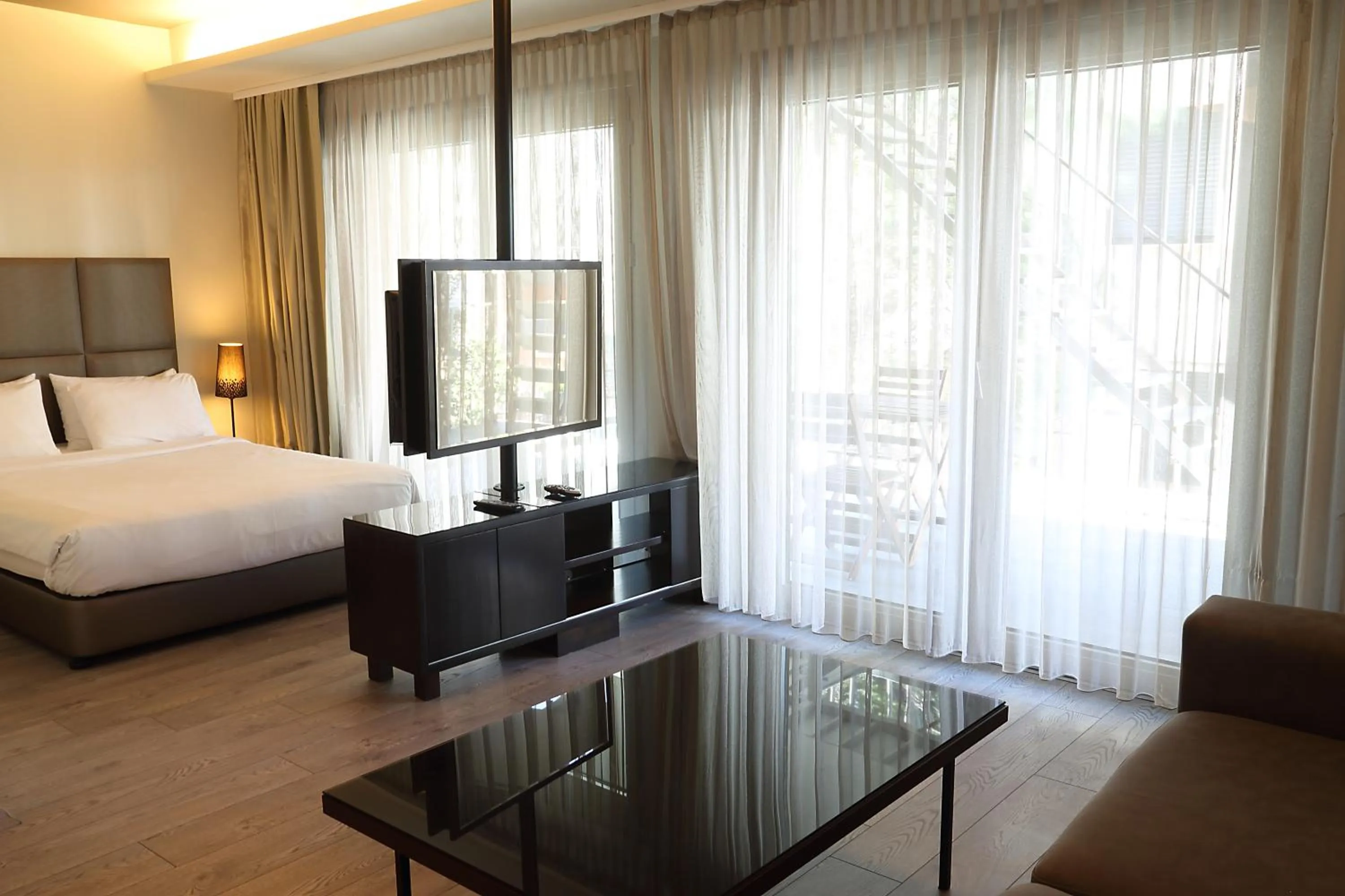 Bed in Apartman Istanbul