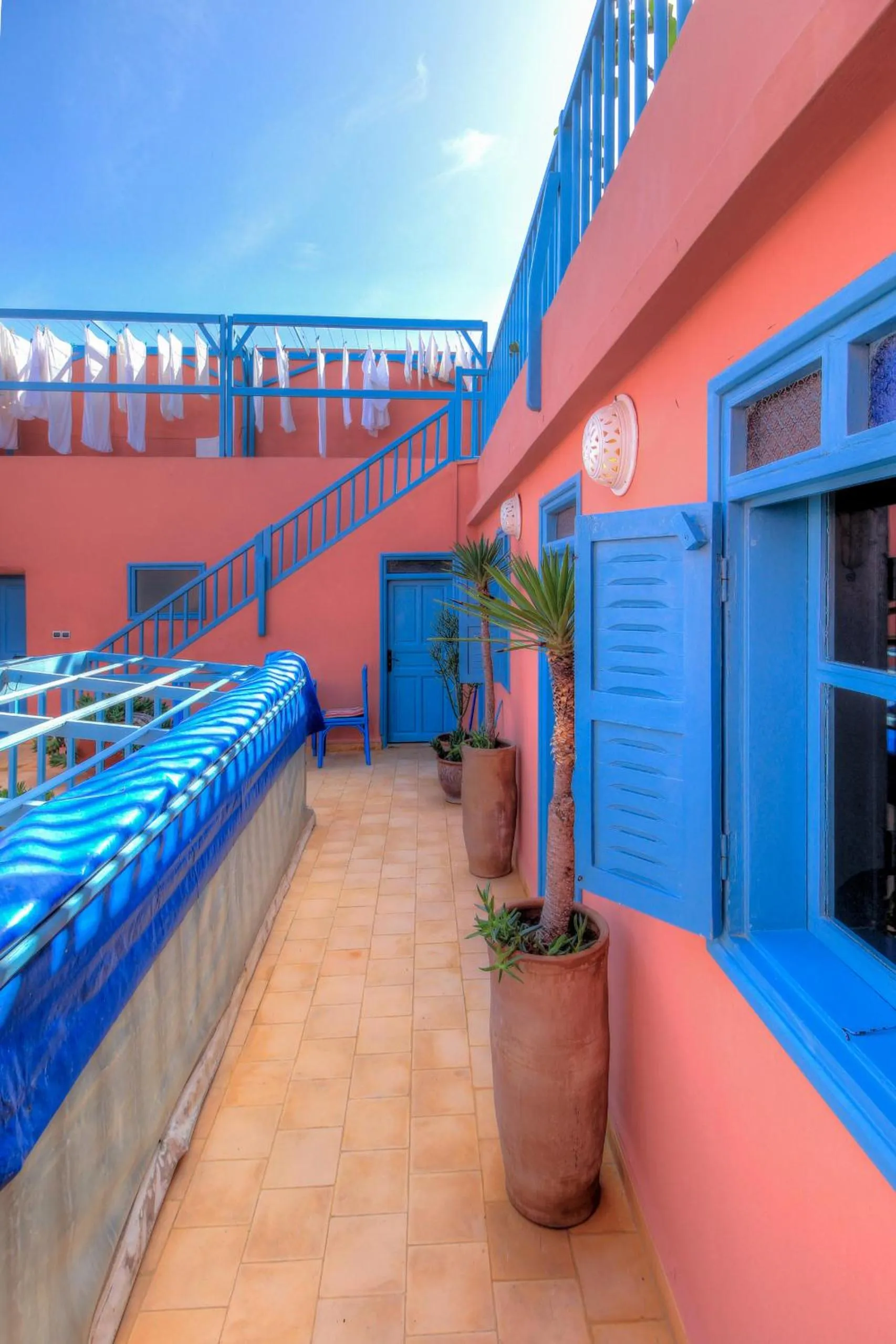 Garden in Les Matins Bleus