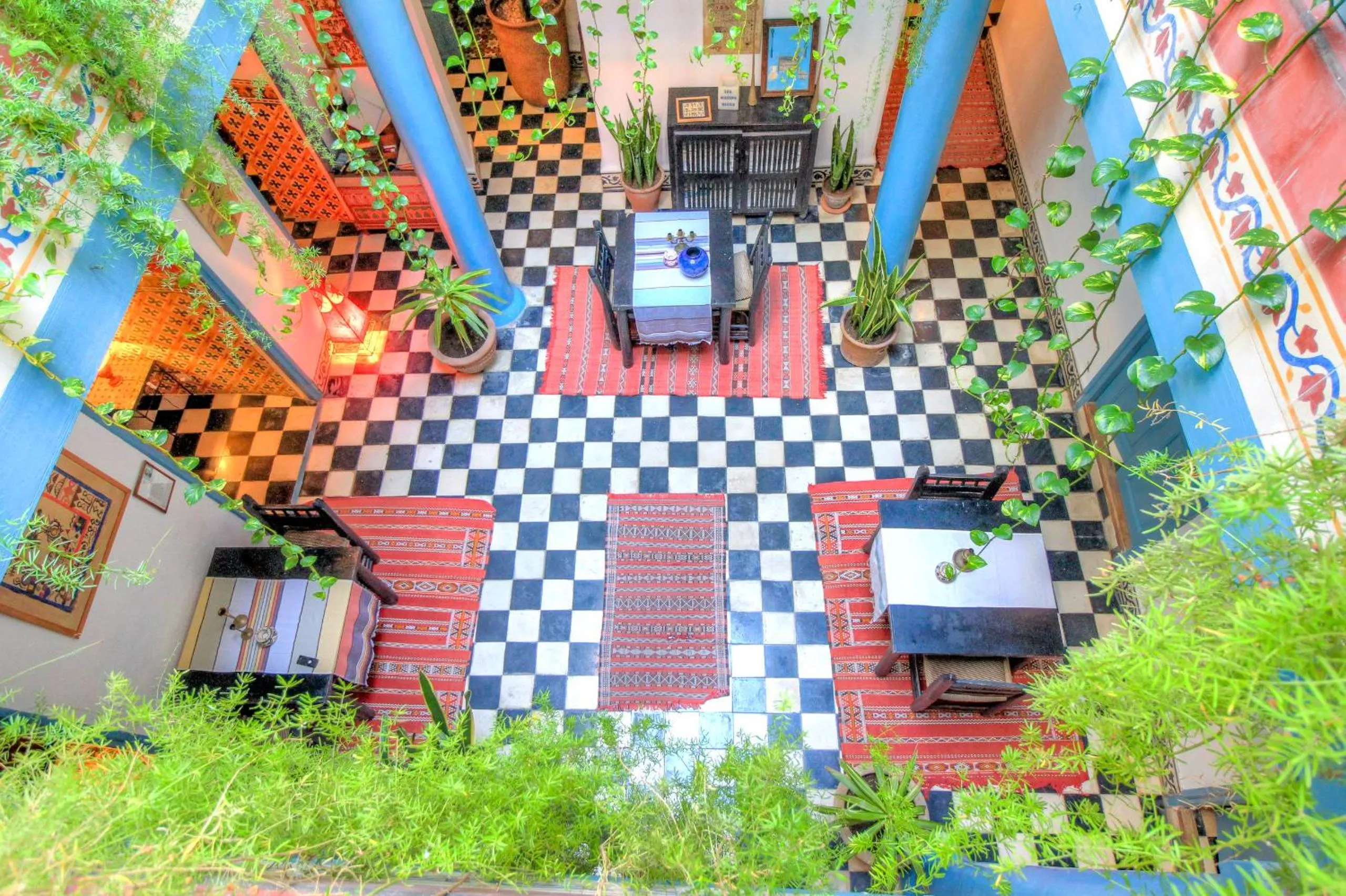 Patio in Les Matins Bleus