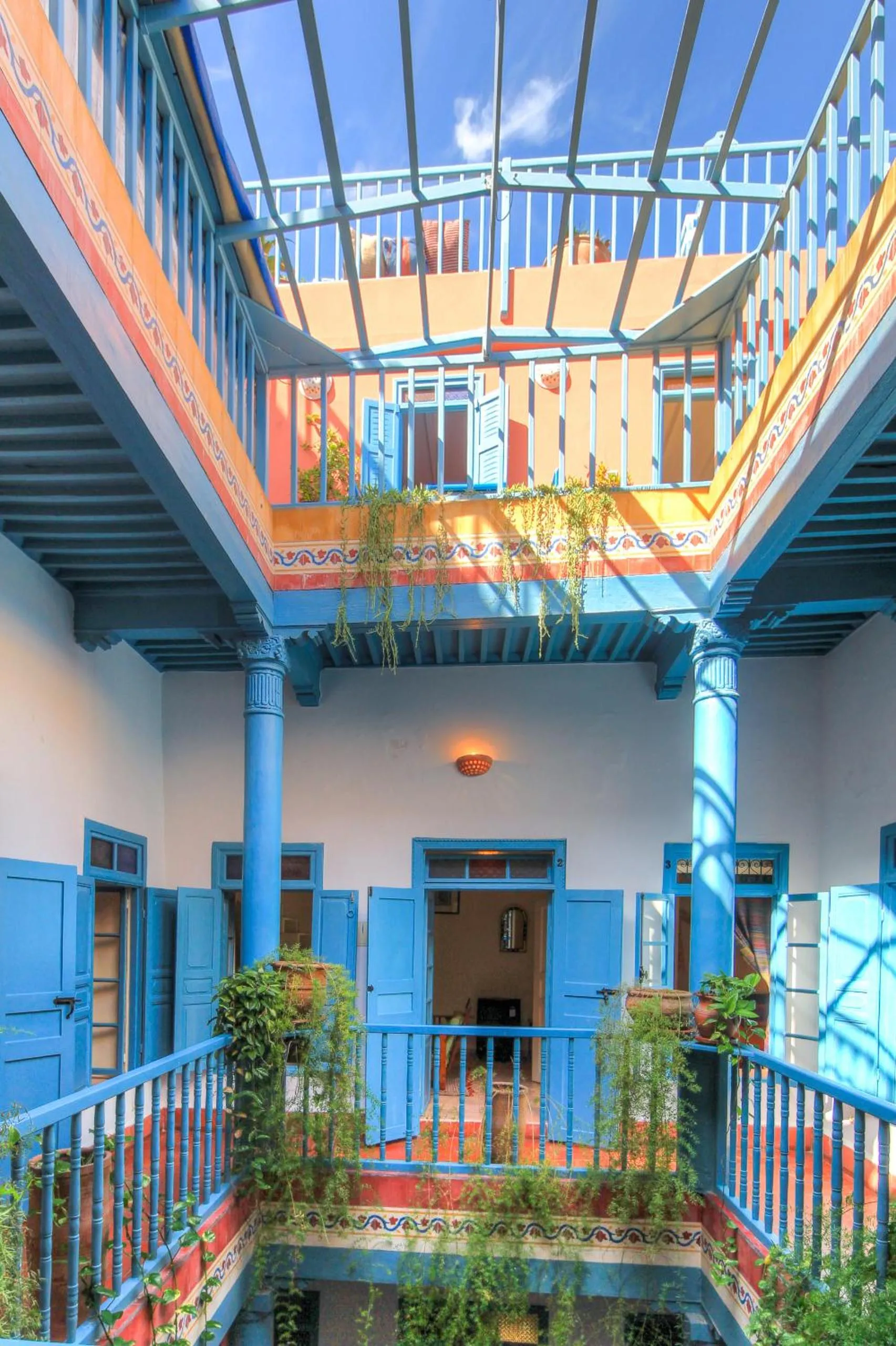 Garden in Les Matins Bleus