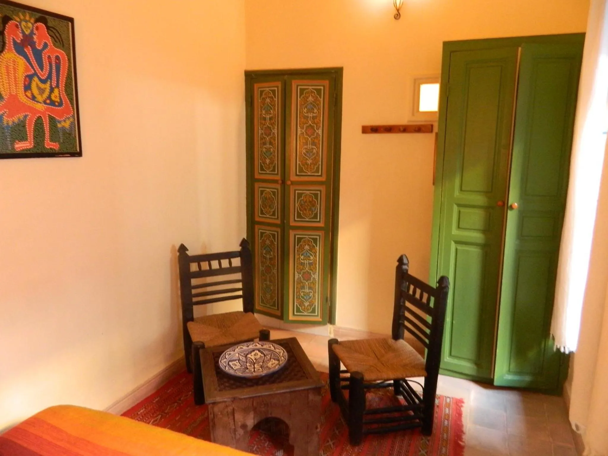 Seating area in Les Matins Bleus