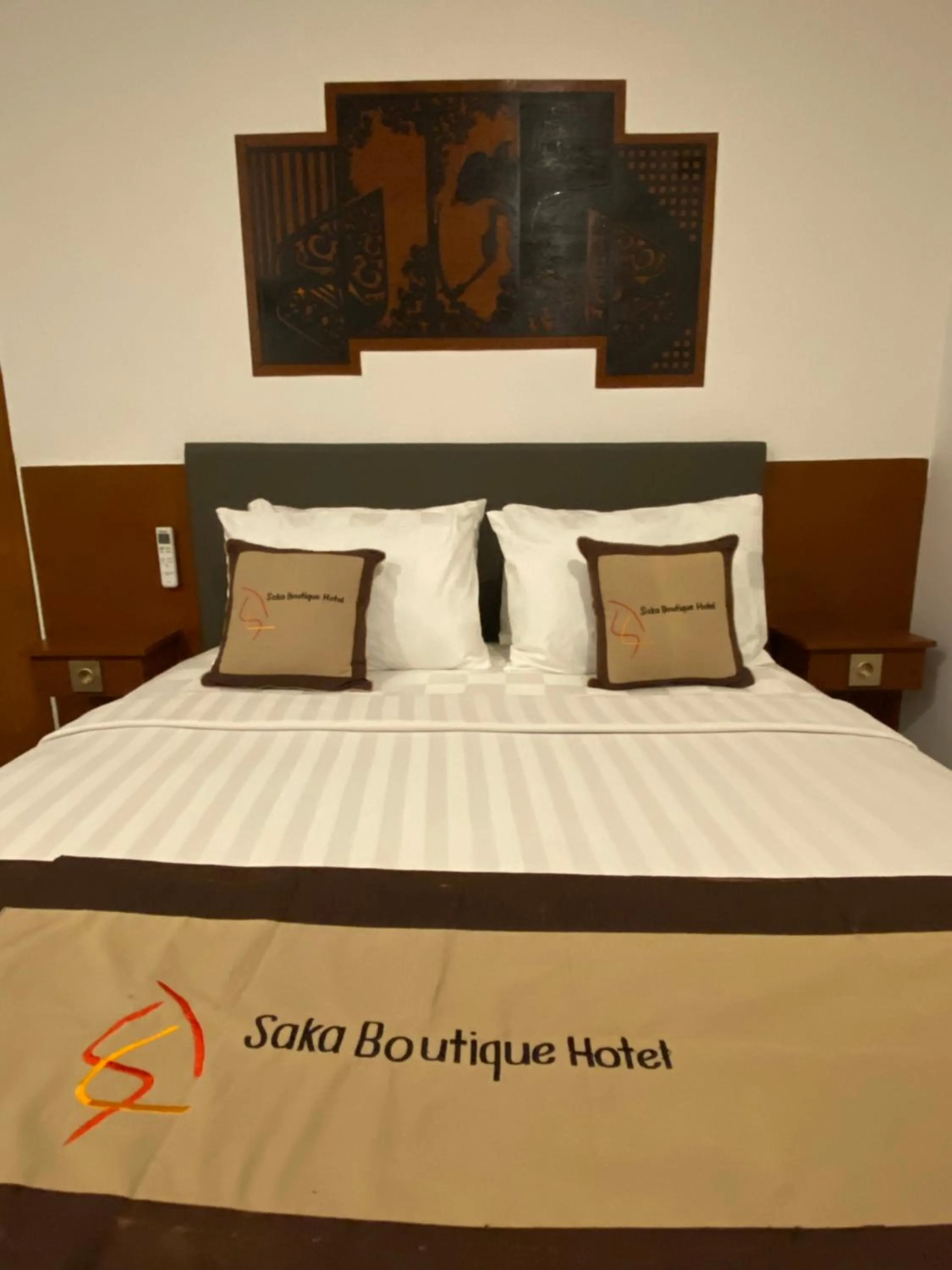Bed in Saka Boutique Hotel