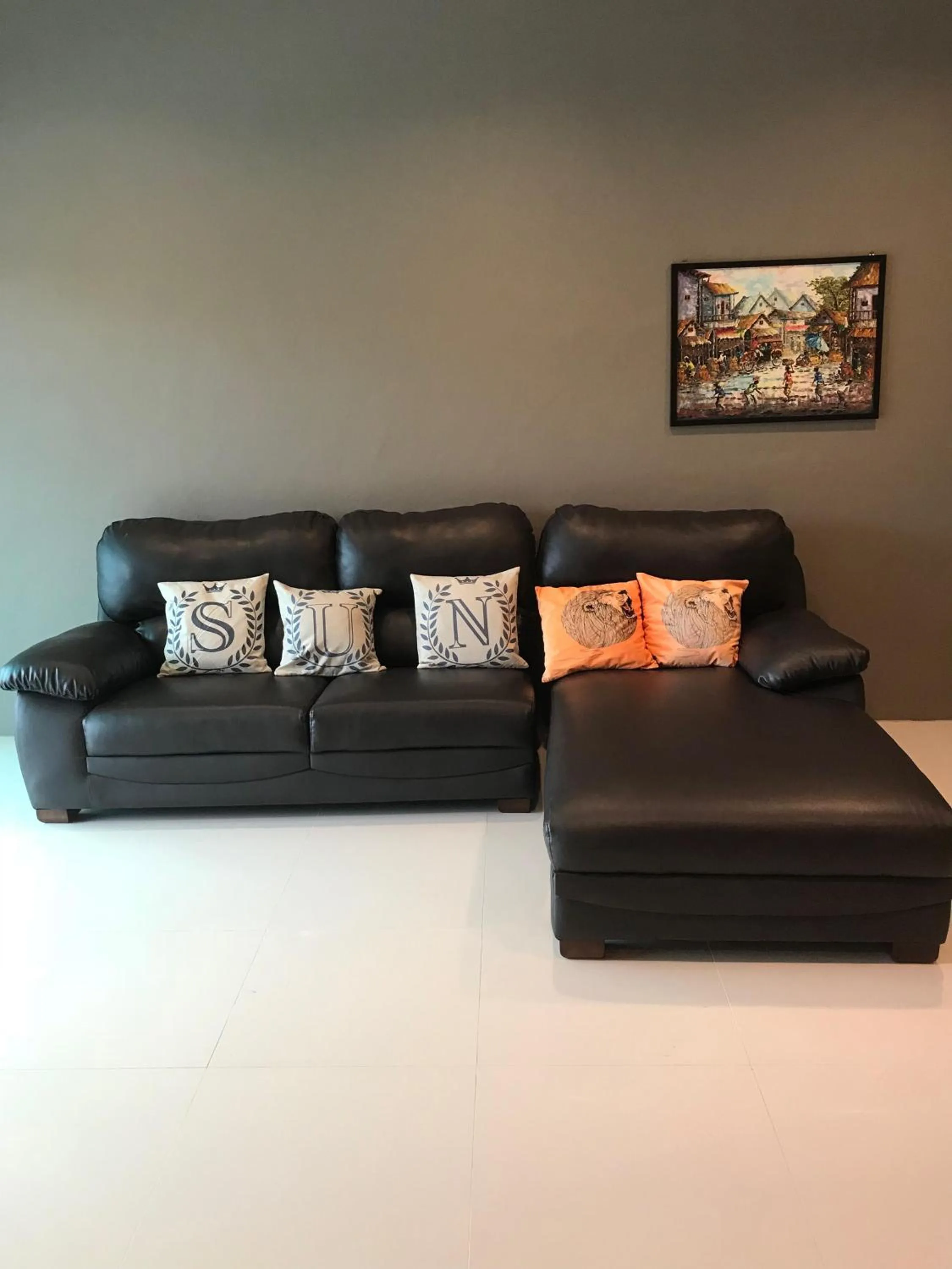 Living room in The Sun resort Ratchaburi