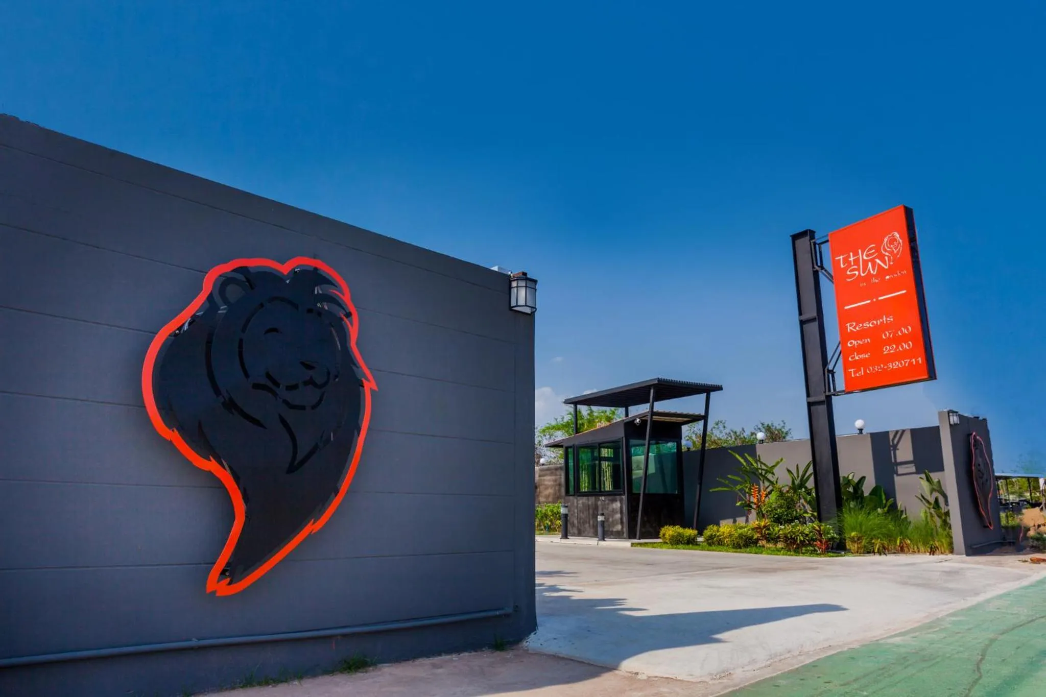 Facade/entrance in The Sun resort Ratchaburi