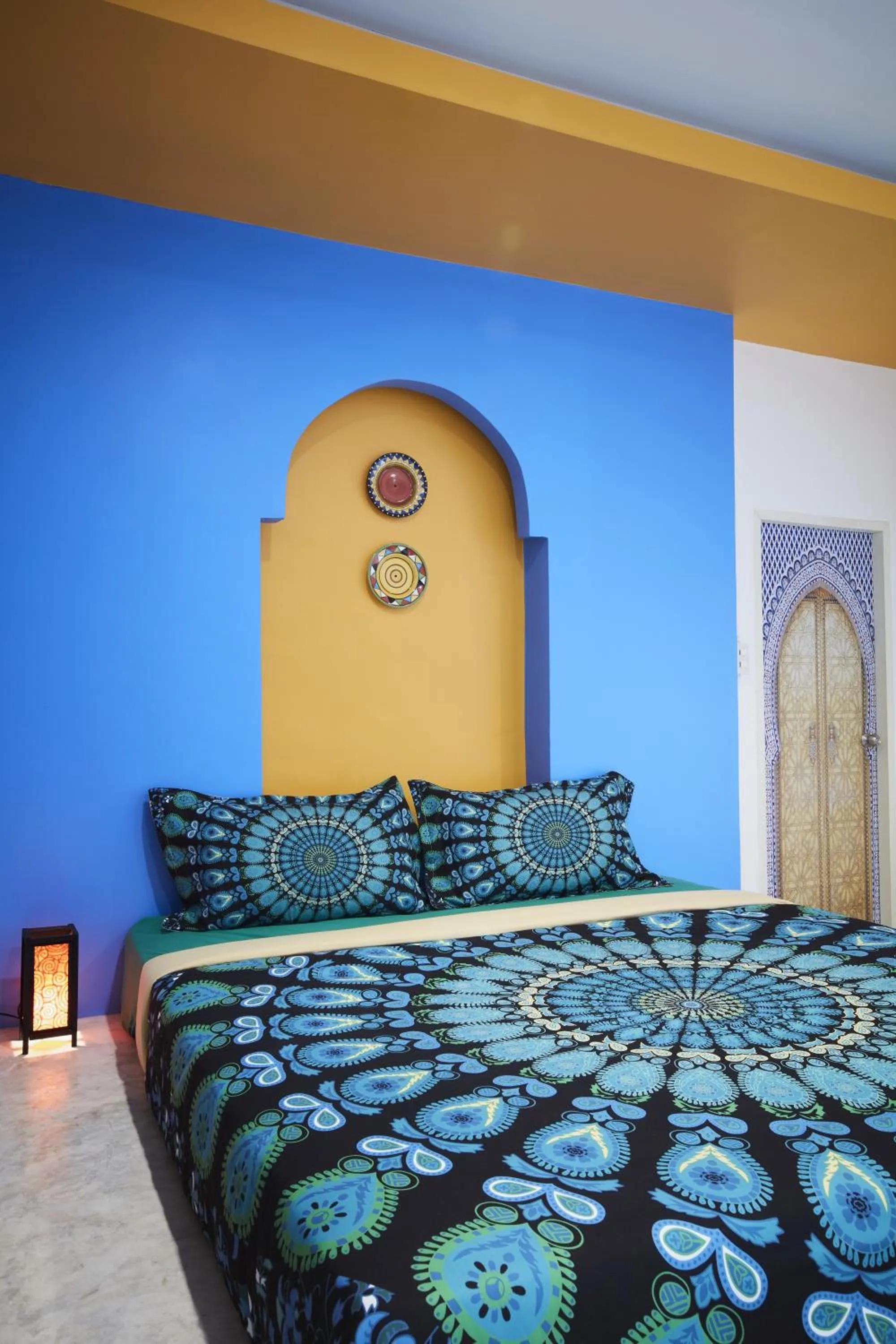 Decorative detail, Bed in The Sun resort Ratchaburi