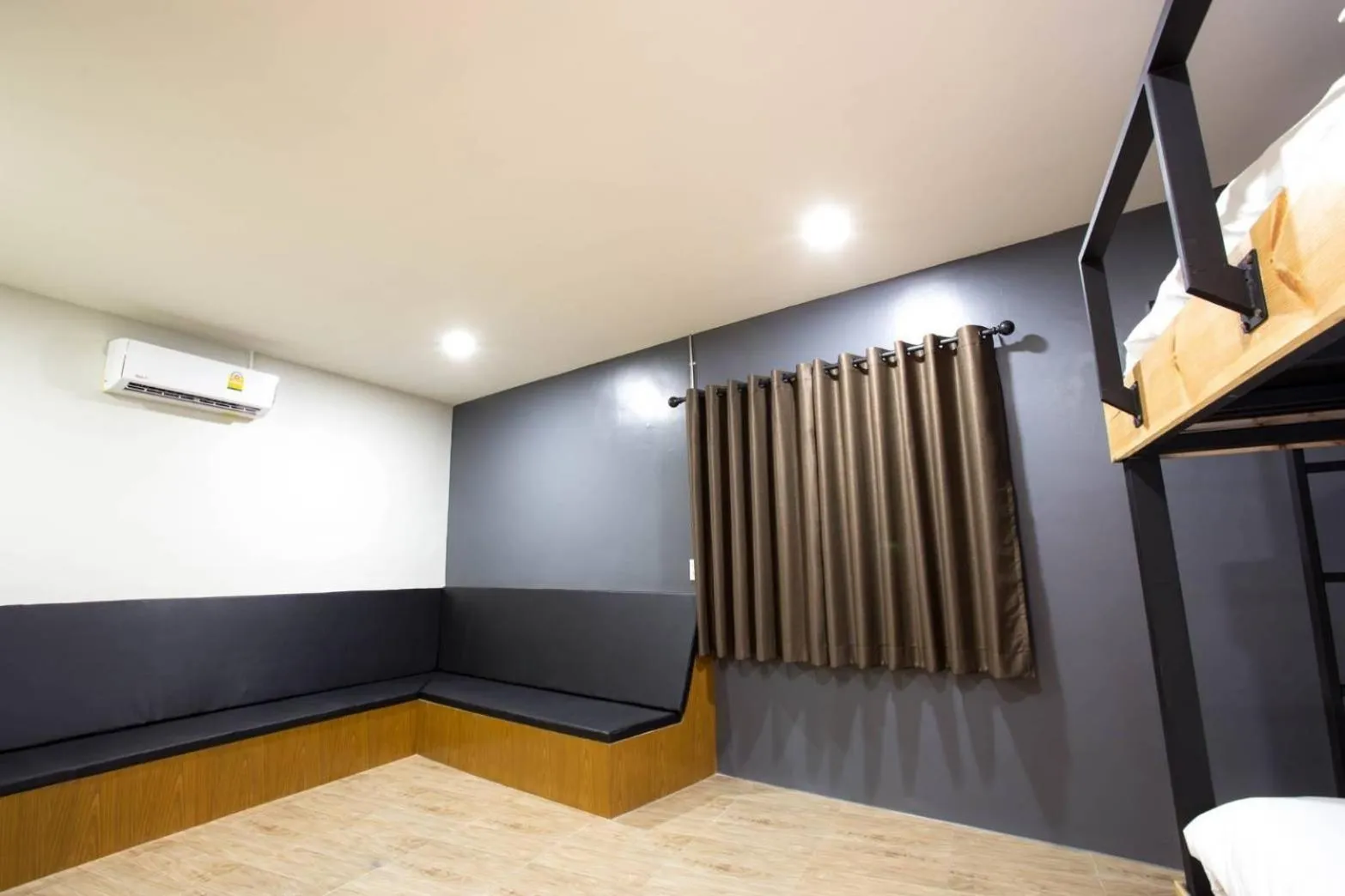 Living room, Bed in The Sun resort Ratchaburi