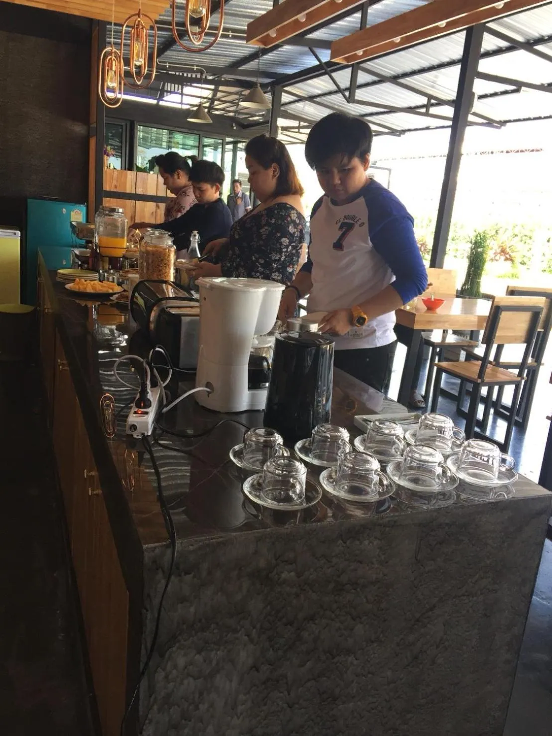 People in The Sun resort Ratchaburi