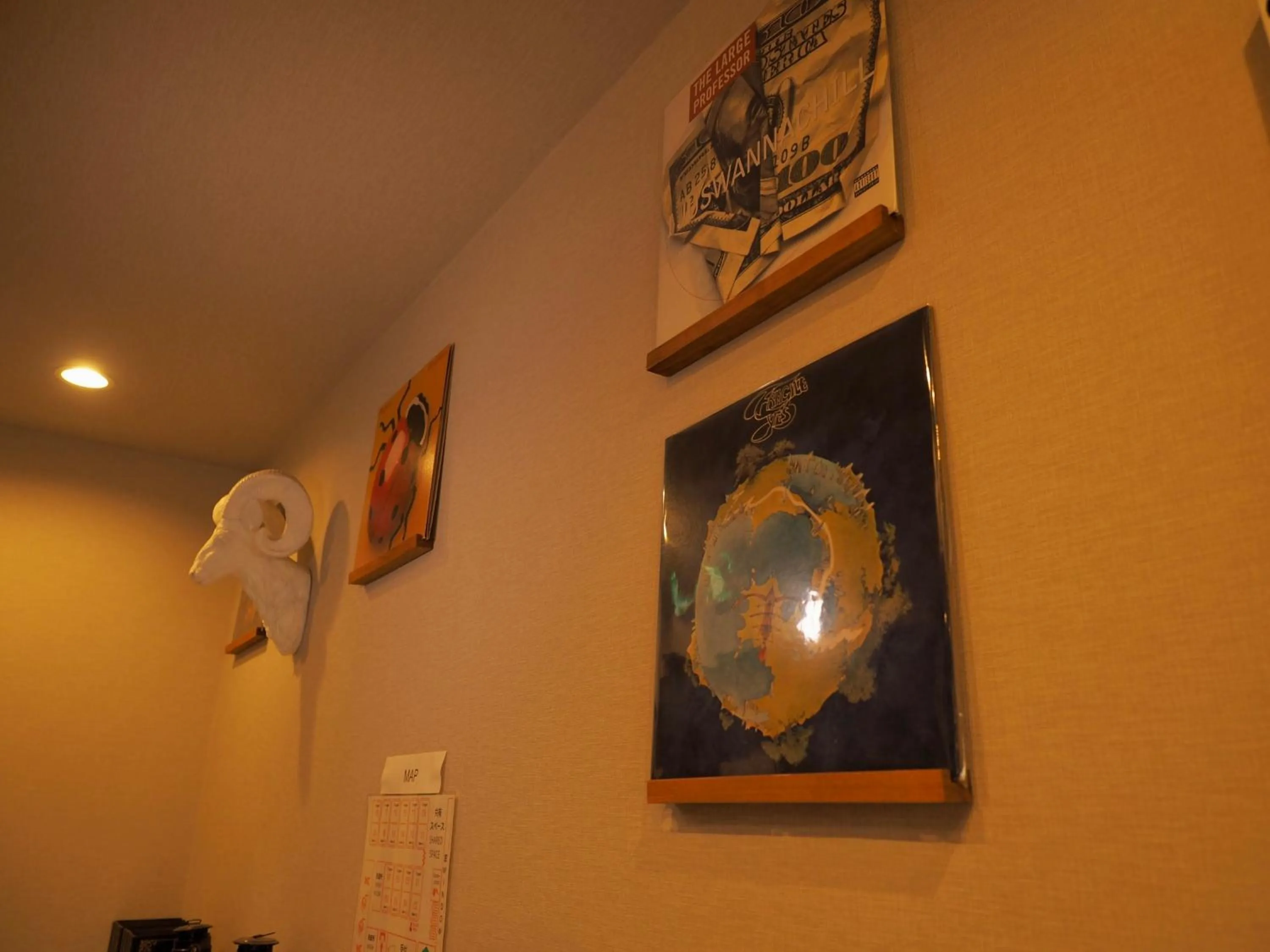 Decorative detail in bnb+ Secret Base Mejiro